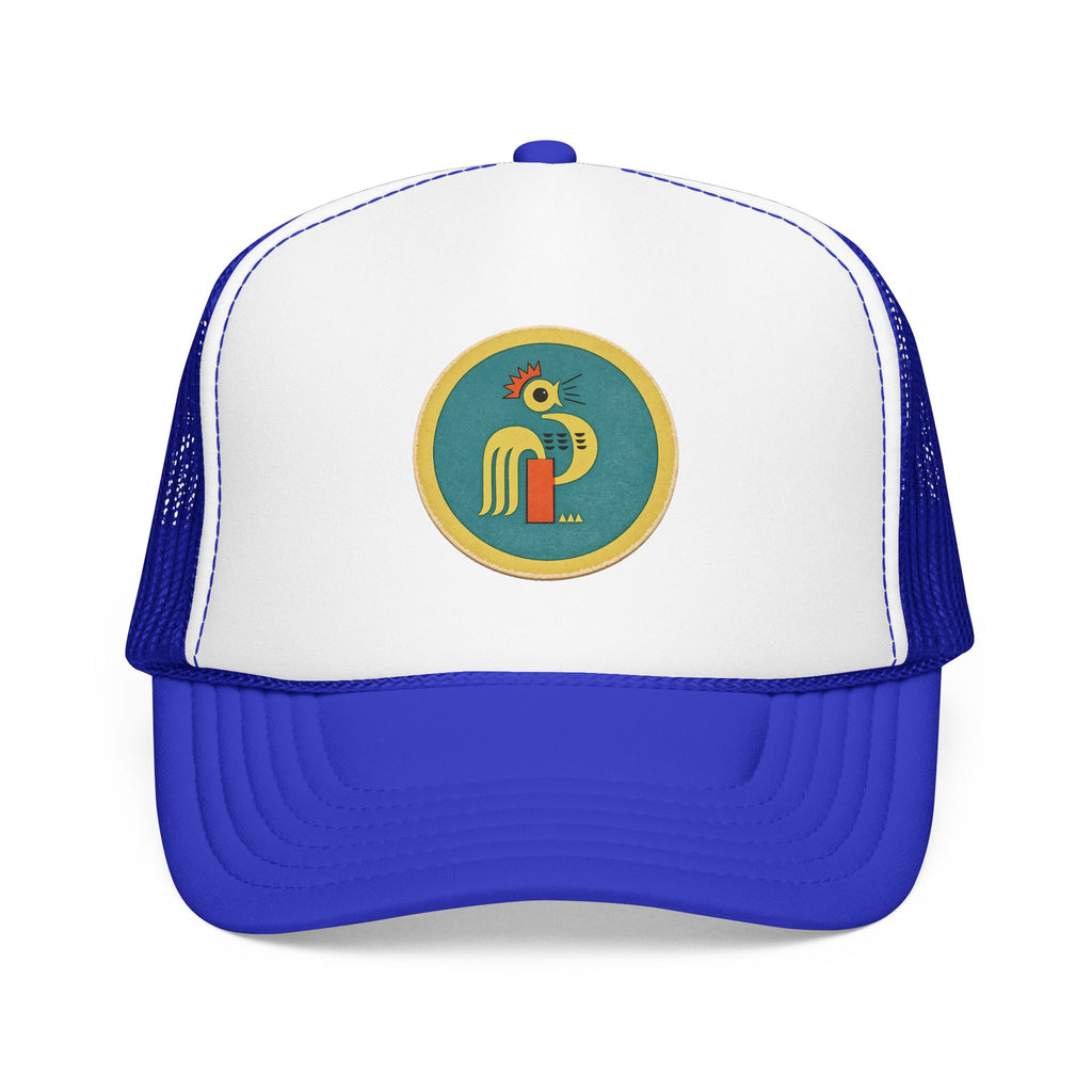Drumstick Trucker Hat — Vintage Sailboat Foam Cap