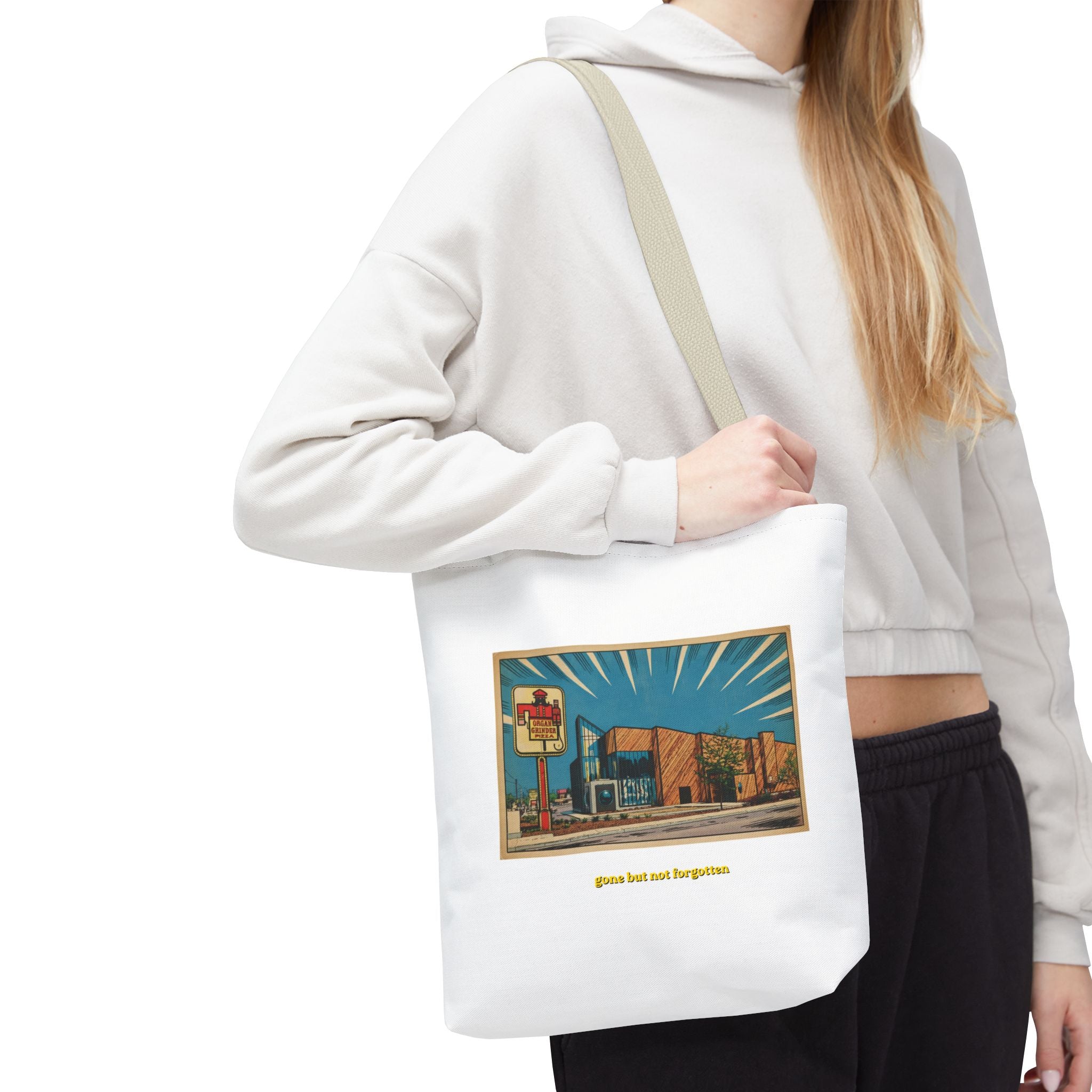 Organ Grinder (comic style) Tote