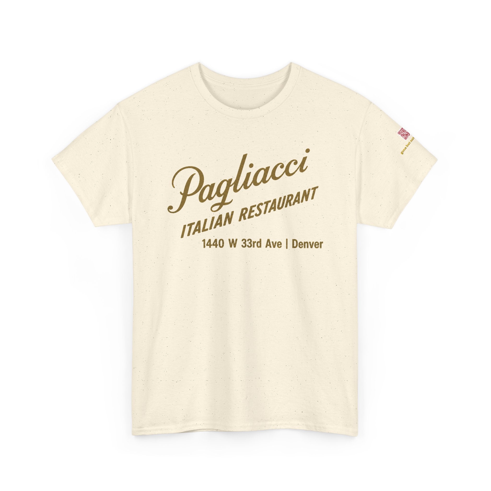 Pagliacci Italian restaurant - vintage Denver gear