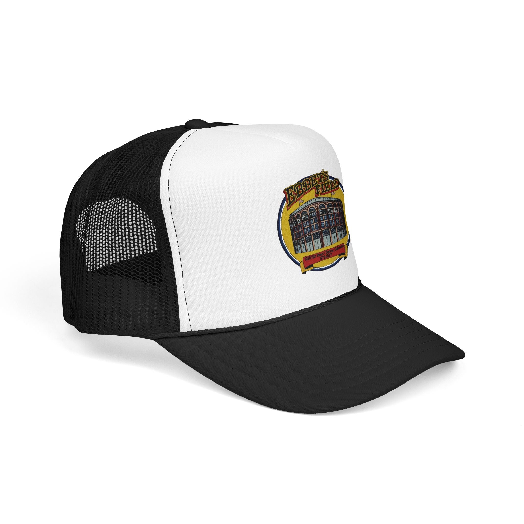Ebbet's Field Trucker Hat — Vintage Sailboat Foam Cap