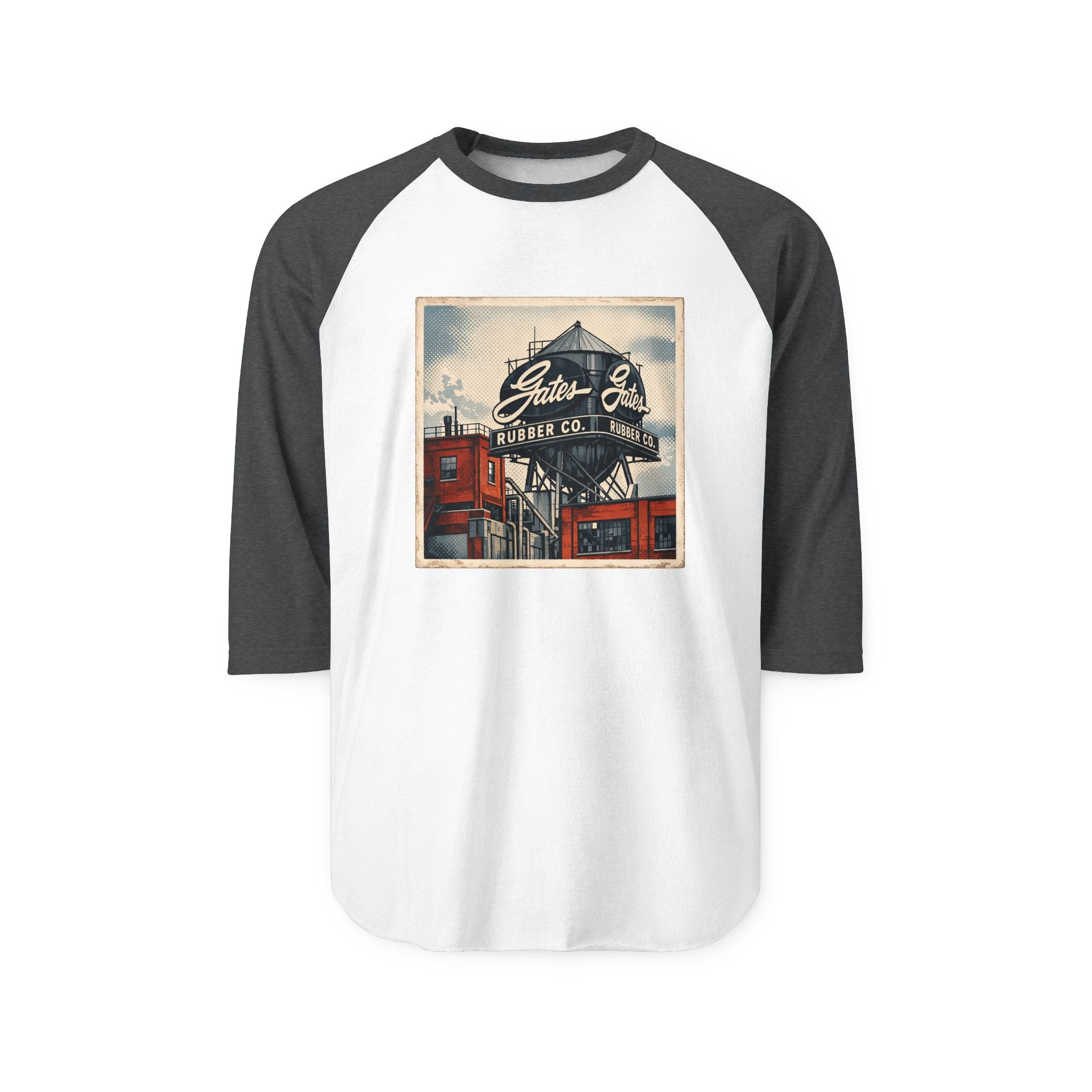 GATES RUBBER COMPANY | Retro Baseball Tee