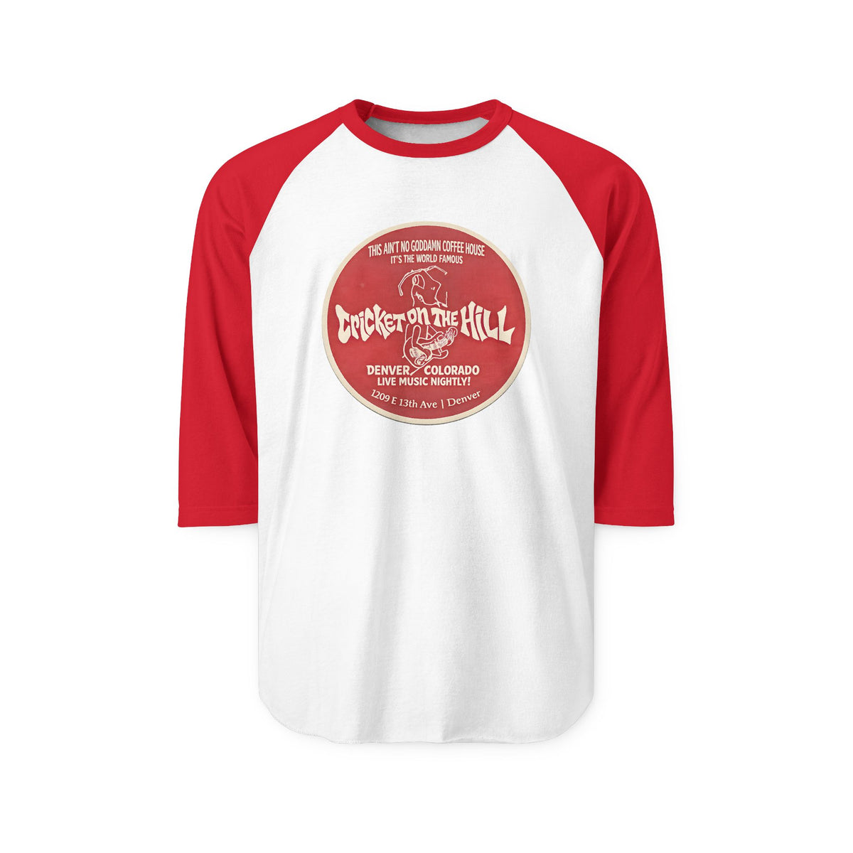 CRICKET ON THE HILL | Retro Baseball Tee
