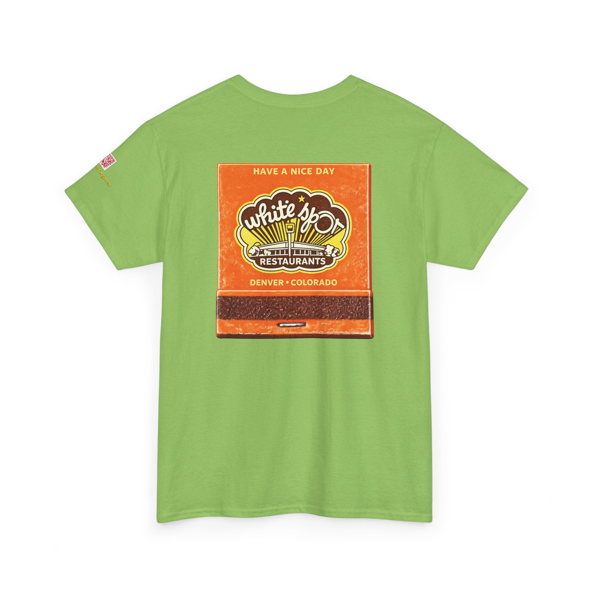 WHITE SPOT matchbook- Wear Colorado's Greatest Hits