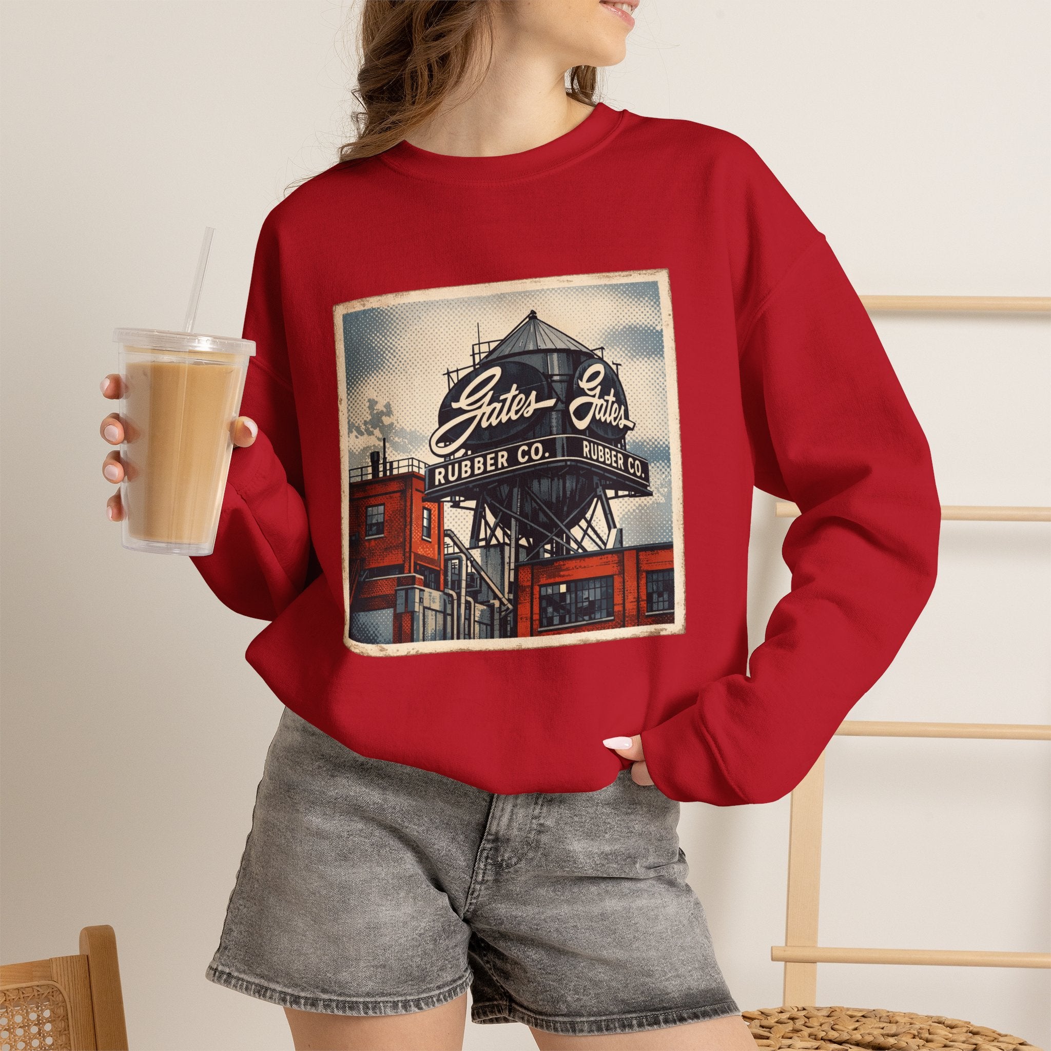 Gate's Rubber Company water tower | Native303 Sweatshirt