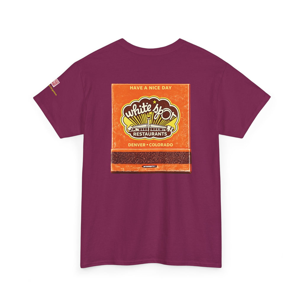 WHITE SPOT matchbook- Wear Colorado's Greatest Hits