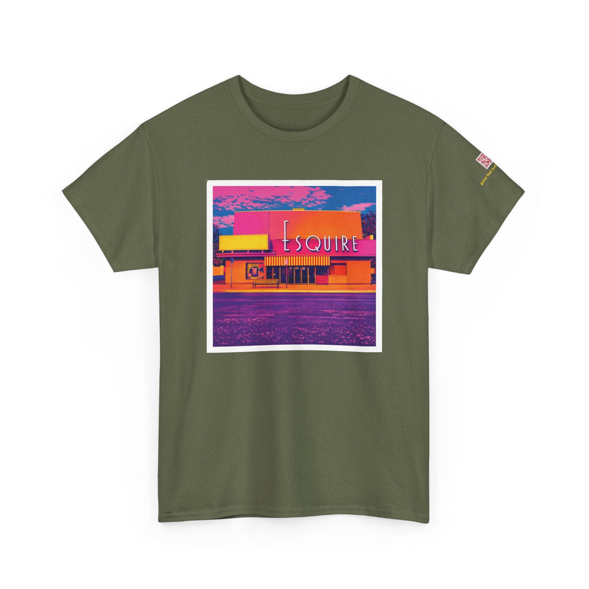 Esquire Theater neon pop art - vintage Denver gear