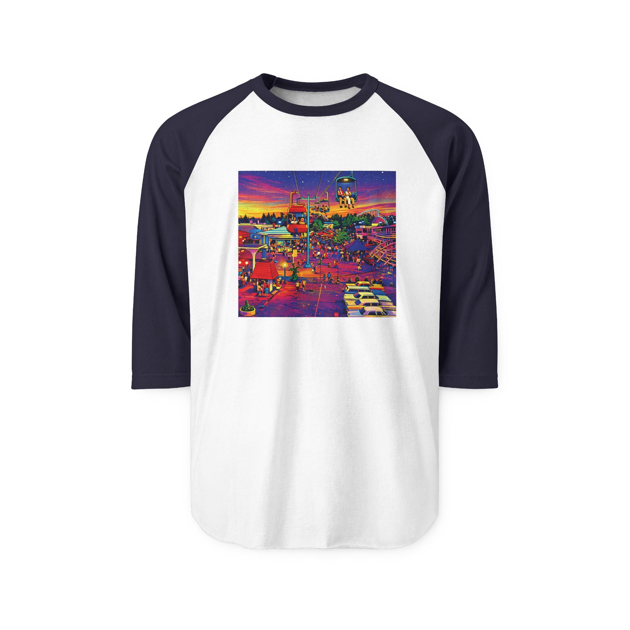 ELITCH GARDENS NEON POP ART | Retro Baseball Tee