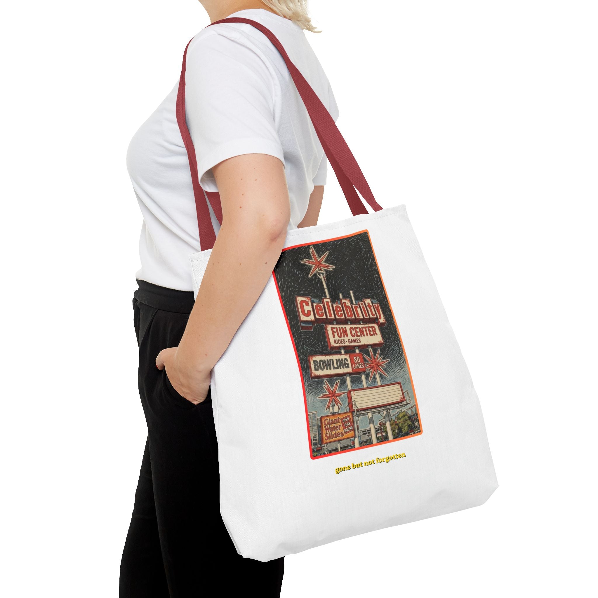 Celebrity Fun Center (pencil drawing) Tote