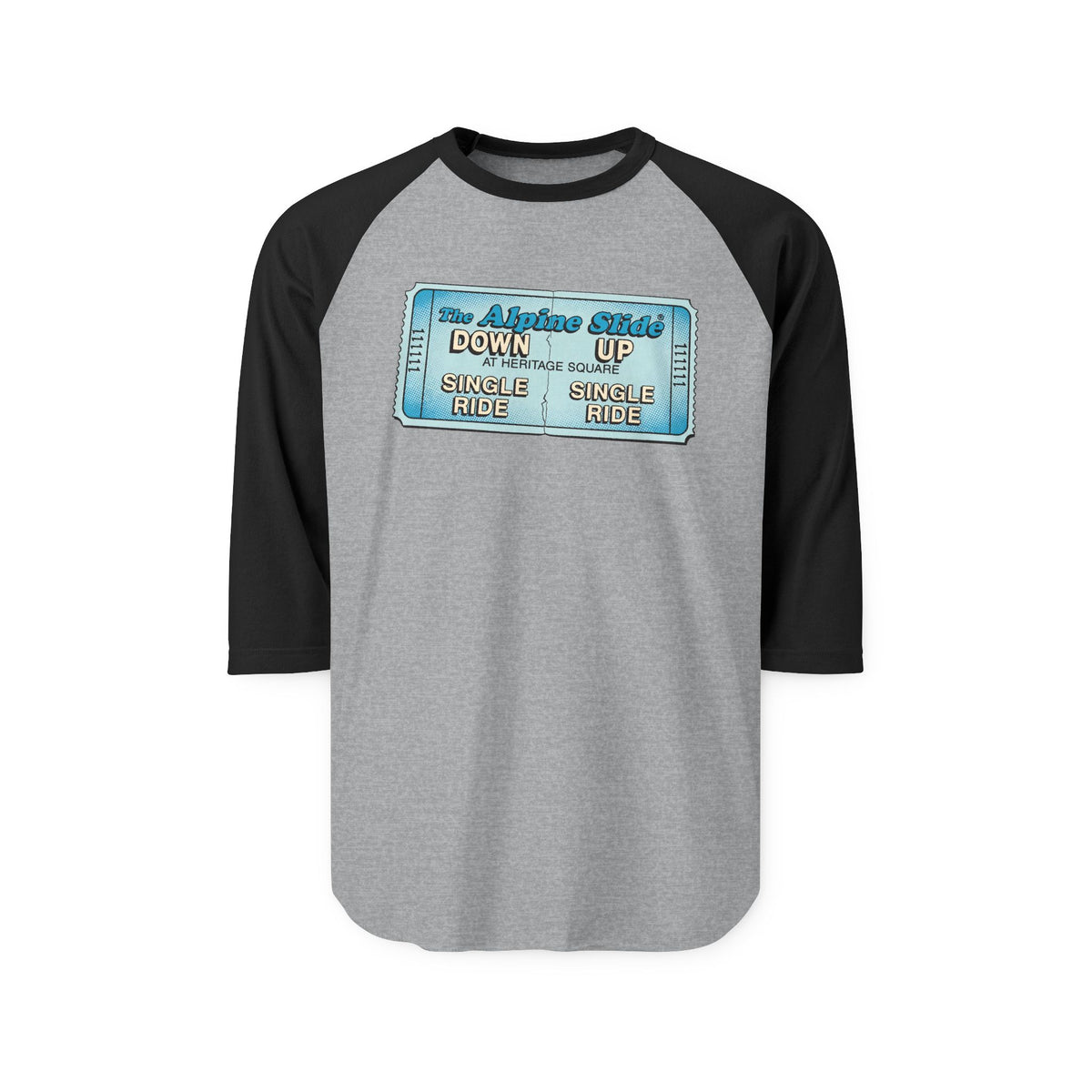 Alpine Slide at Heritage Square | Retro Baseball Tee