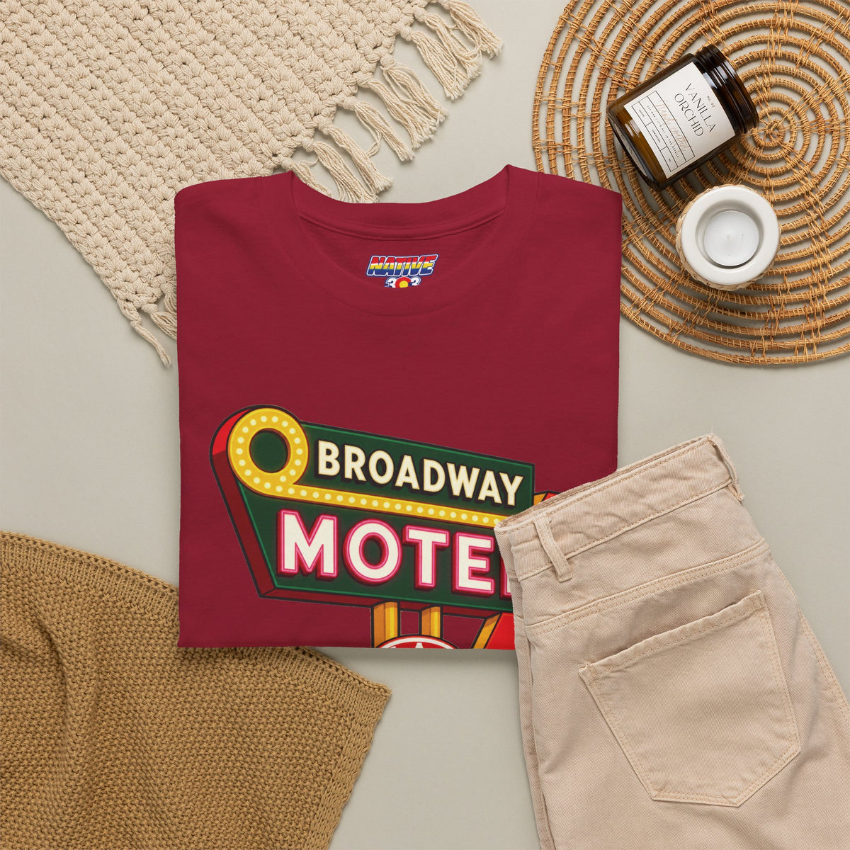 Broadway Motel sign - vintage Denver gear