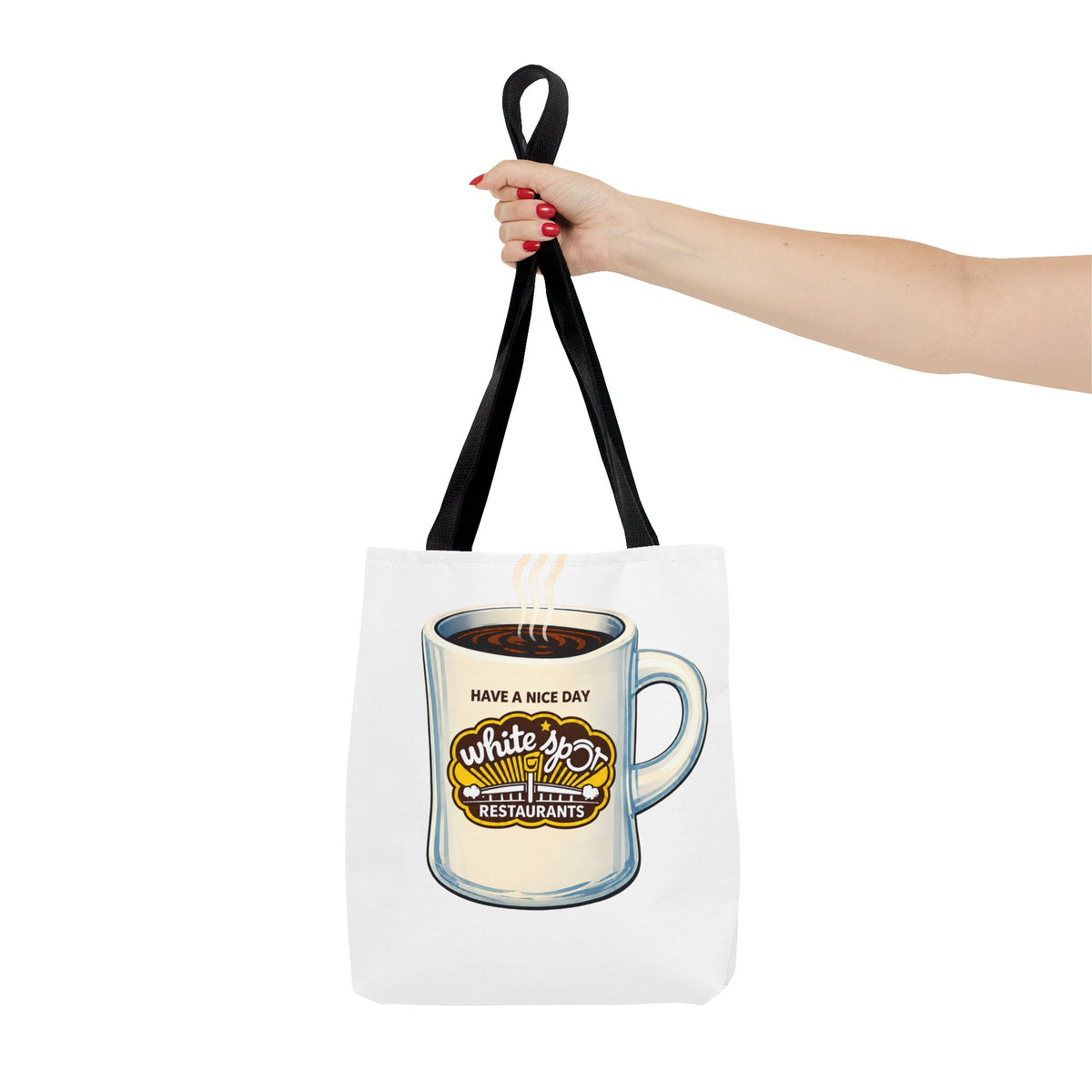 White Spot Mug Tote