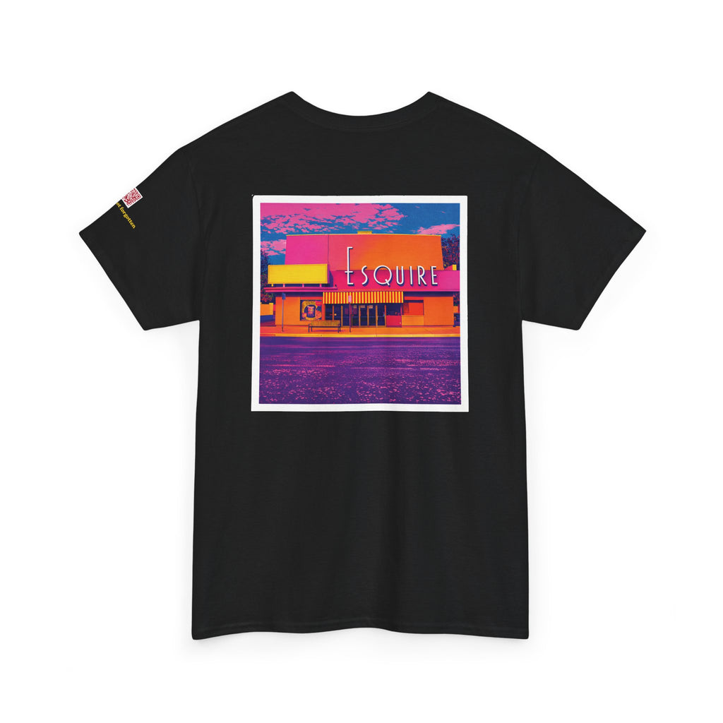 ESQUIRE THEATER neon pop art - vintage Denver gear