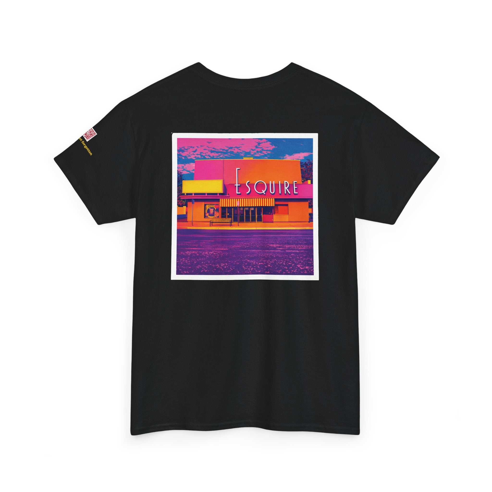 ESQUIRE THEATER neon pop art - vintage Denver gear