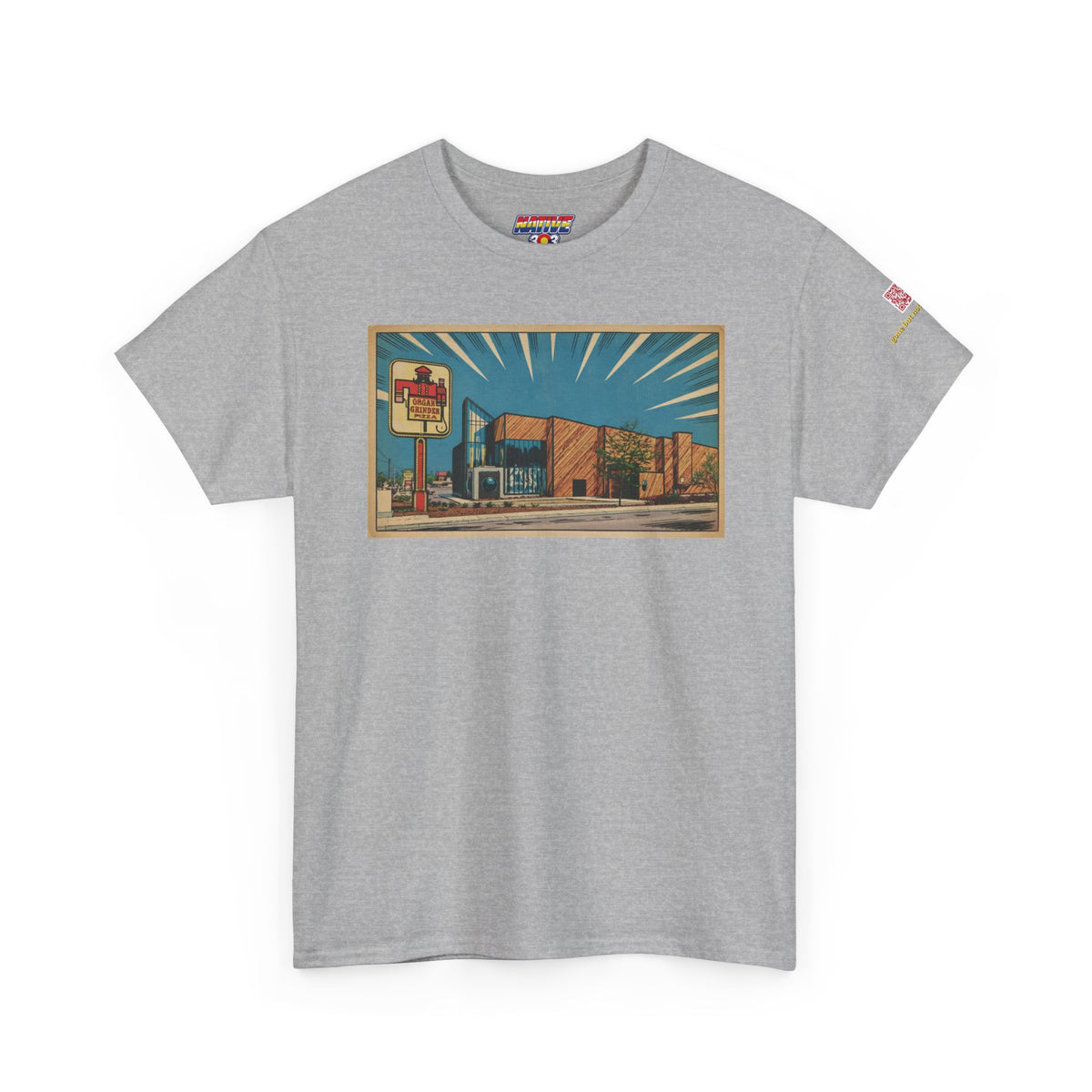 Organ Grinder comic style - vintage Denver gear