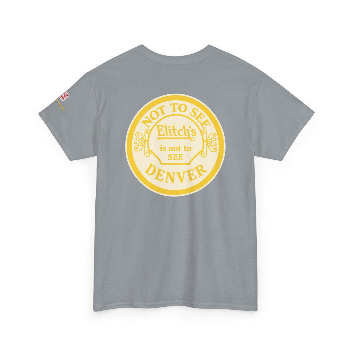 ELITCH GARDENS YELLOW - vintage Colorado gear