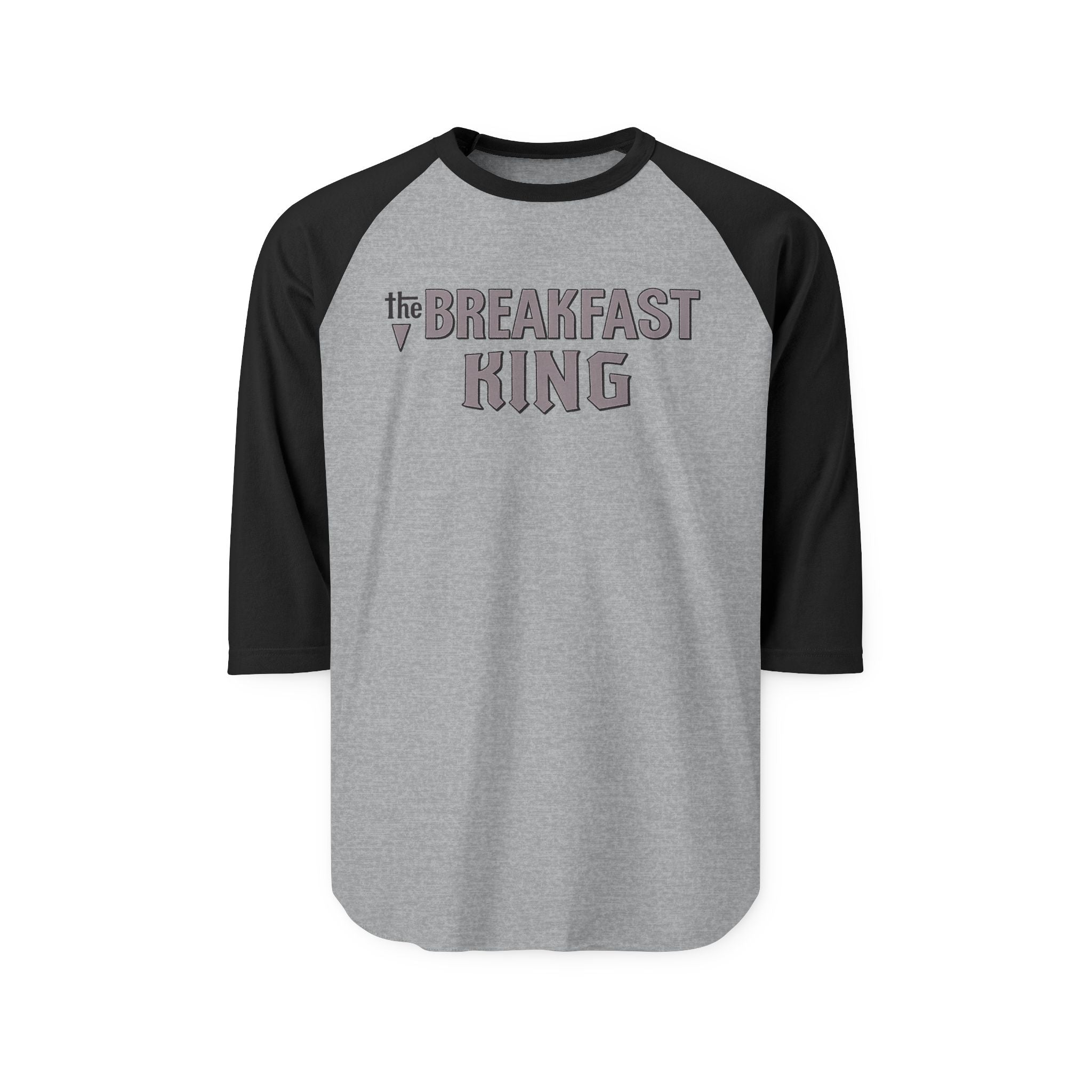 BREAKFAST KING | Retro Baseball Tee