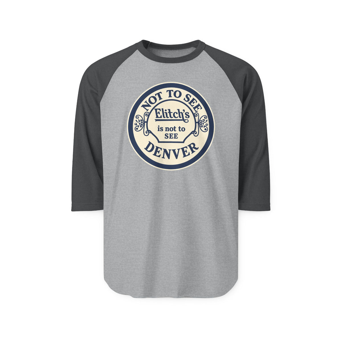 ELITCH GARDENS BLUE| Retro Baseball Tee