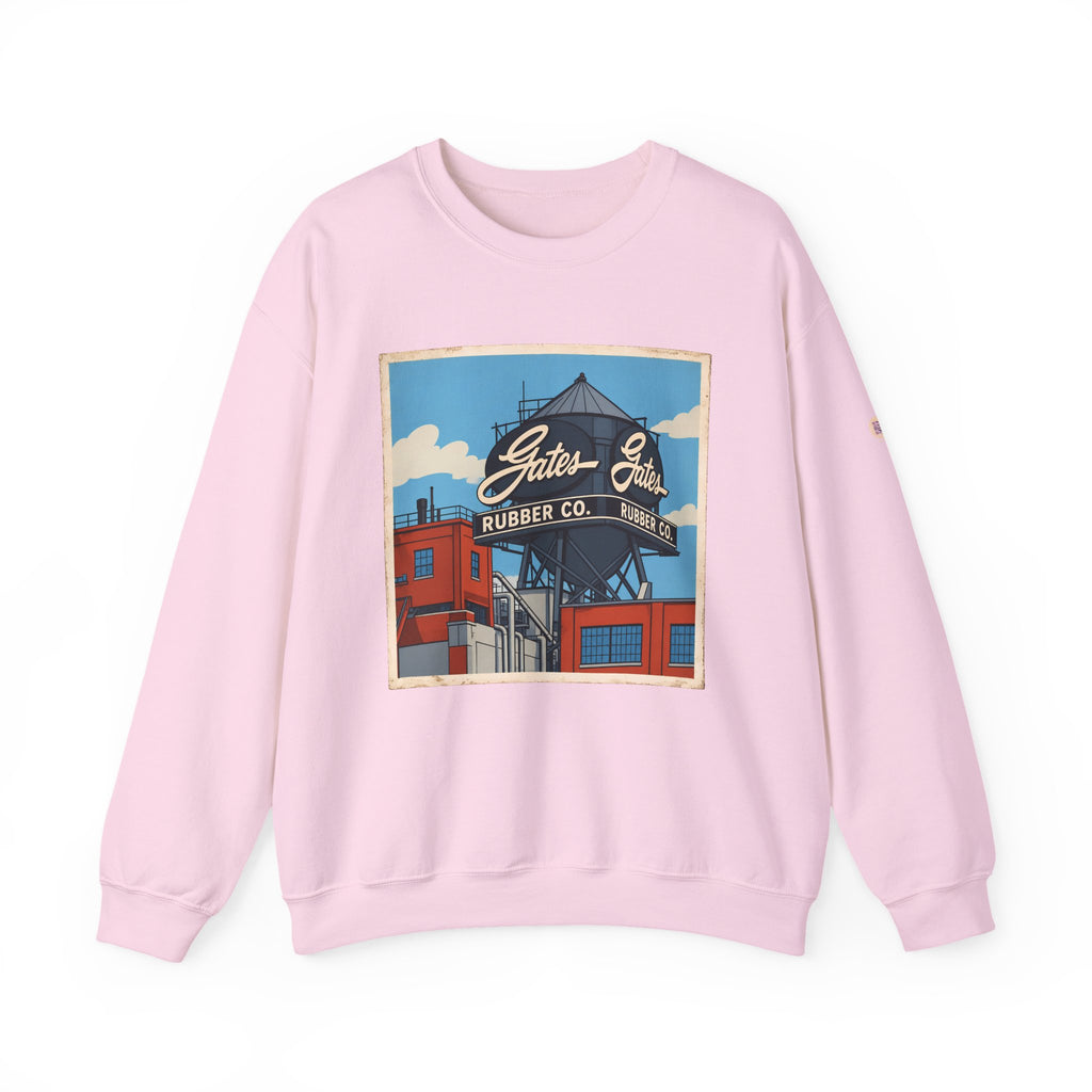 Gate's Rubber Company water tower - cartoon style | Native303 Sweatshirt