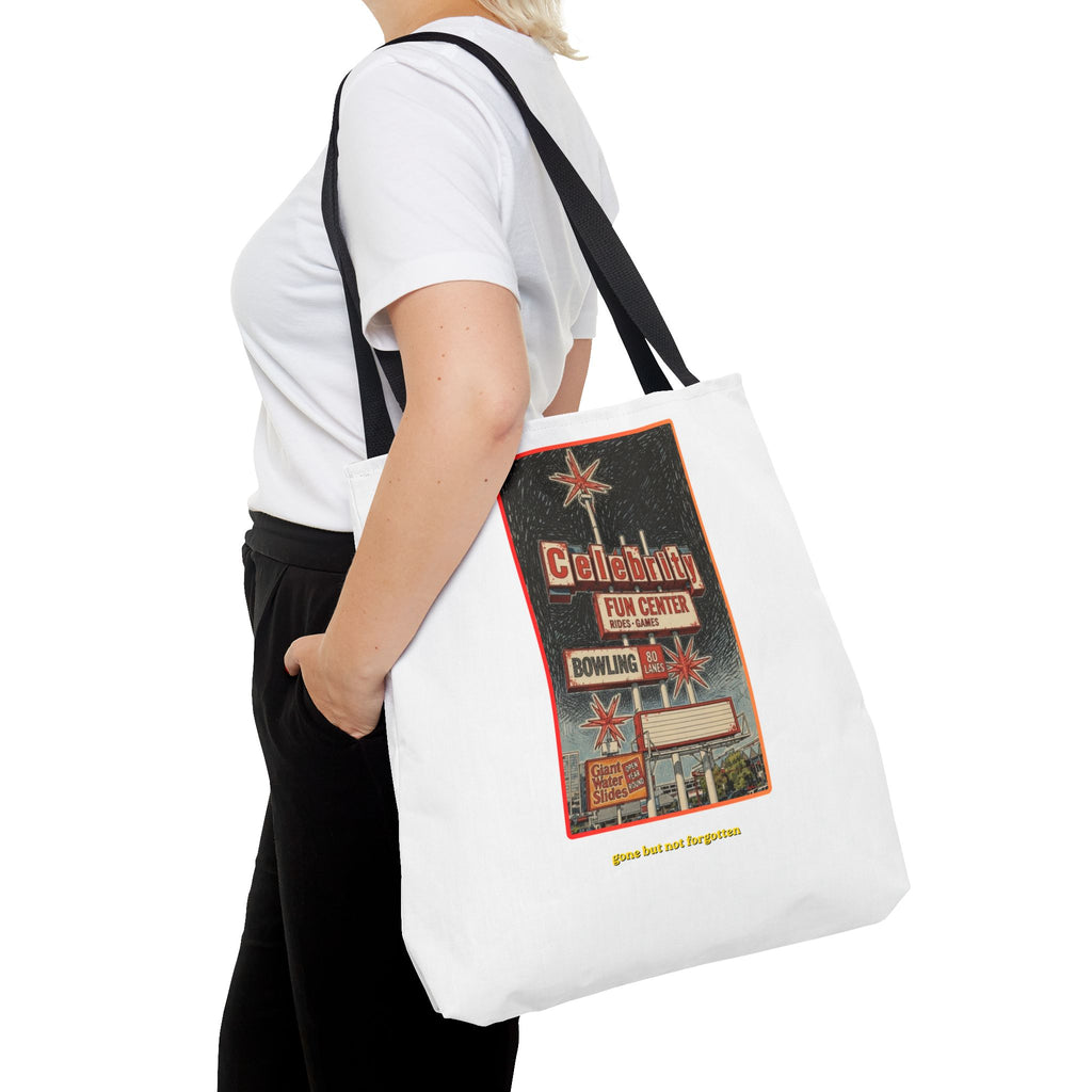Celebrity Fun Center (pencil drawing) Tote