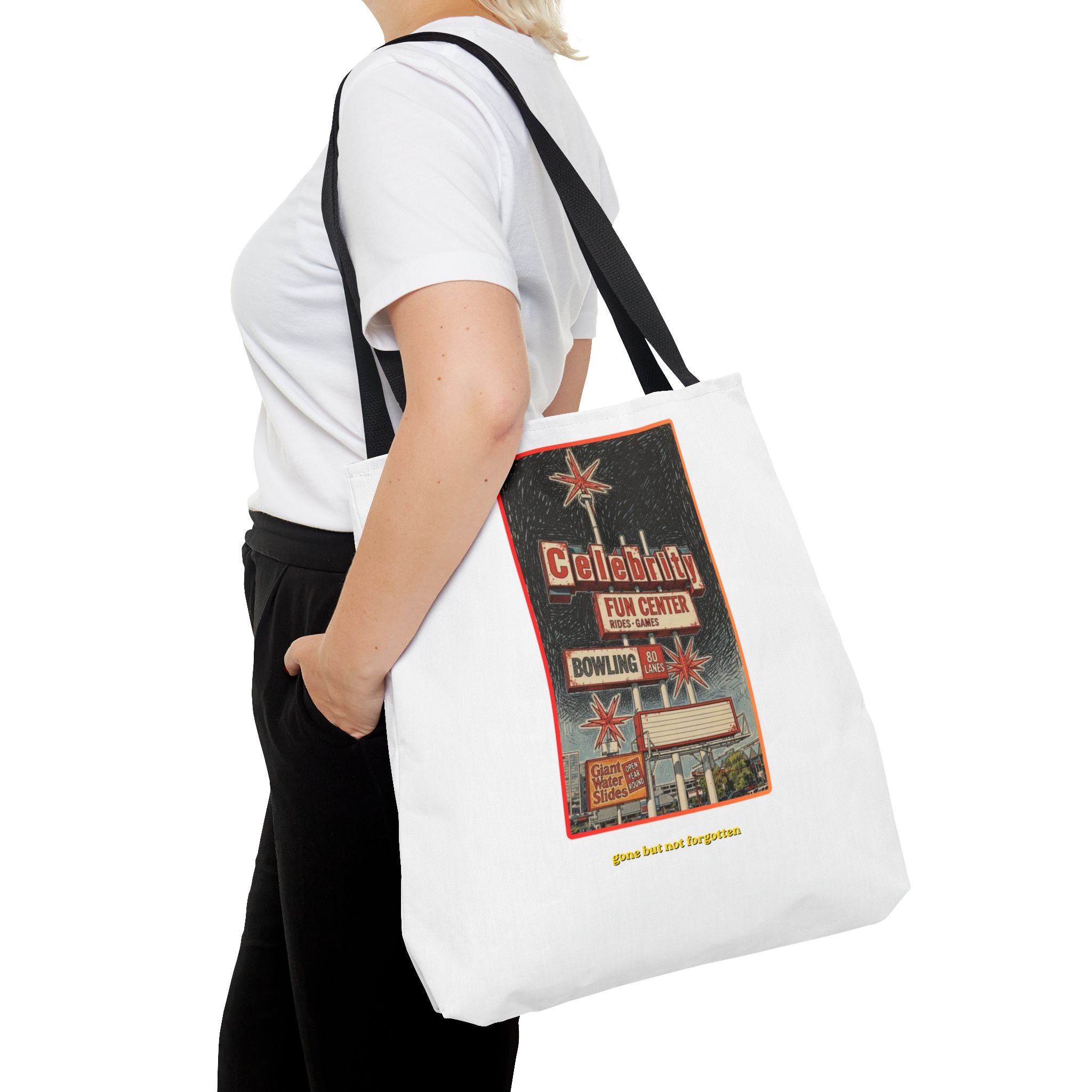 Celebrity Fun Center (pencil drawing) Tote