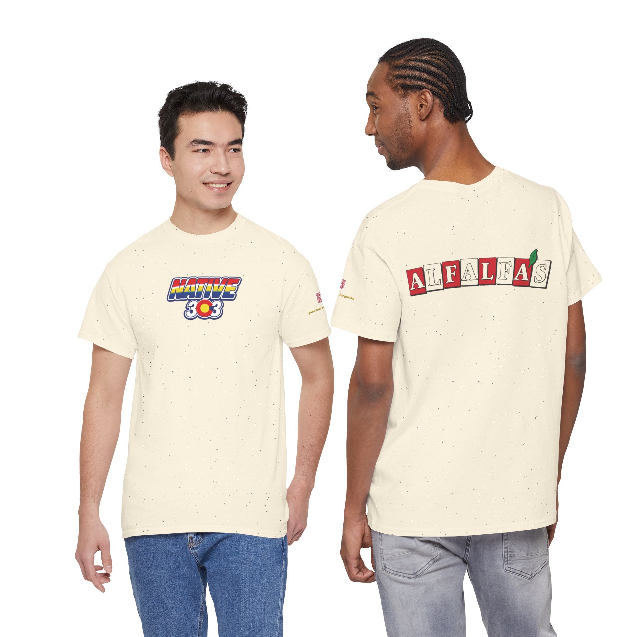ALFALFAS logo - vintage Metro Denver gear