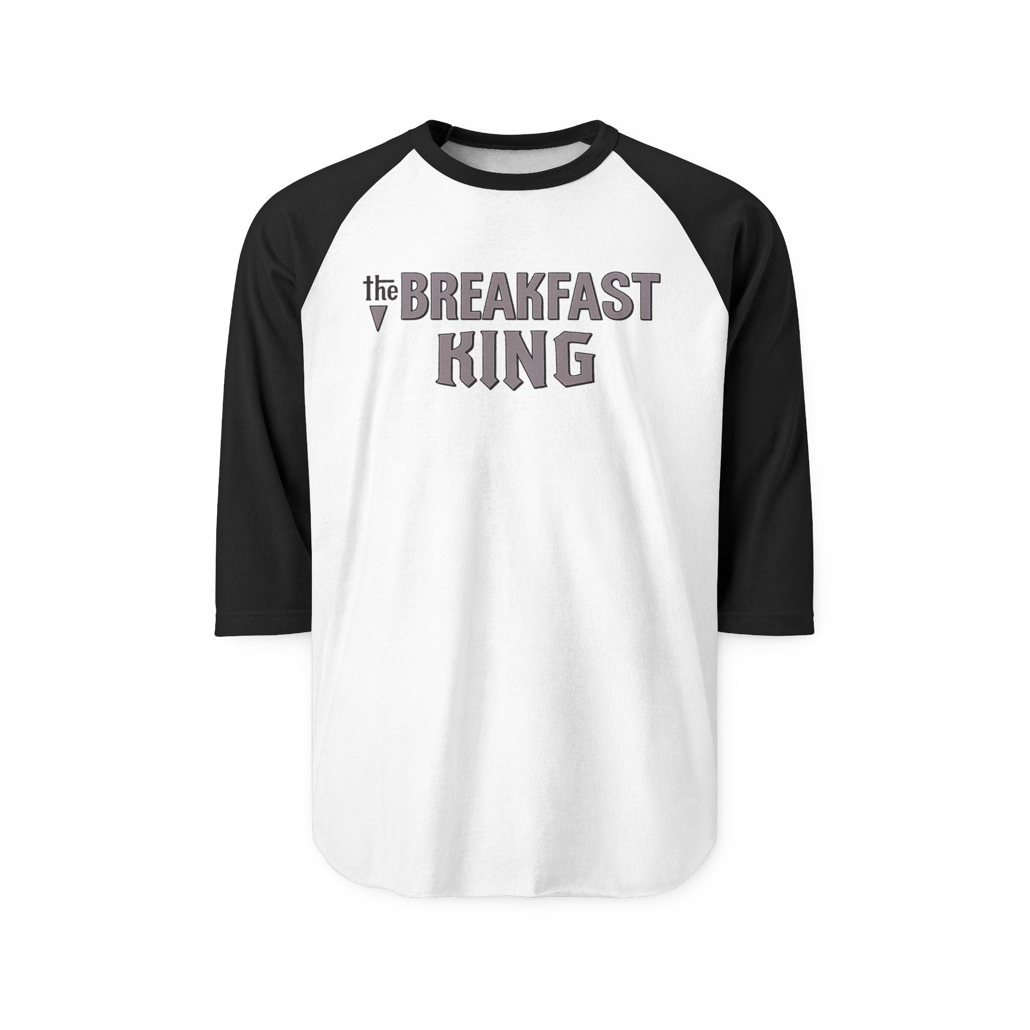 BREAKFAST KING | Retro Baseball Tee