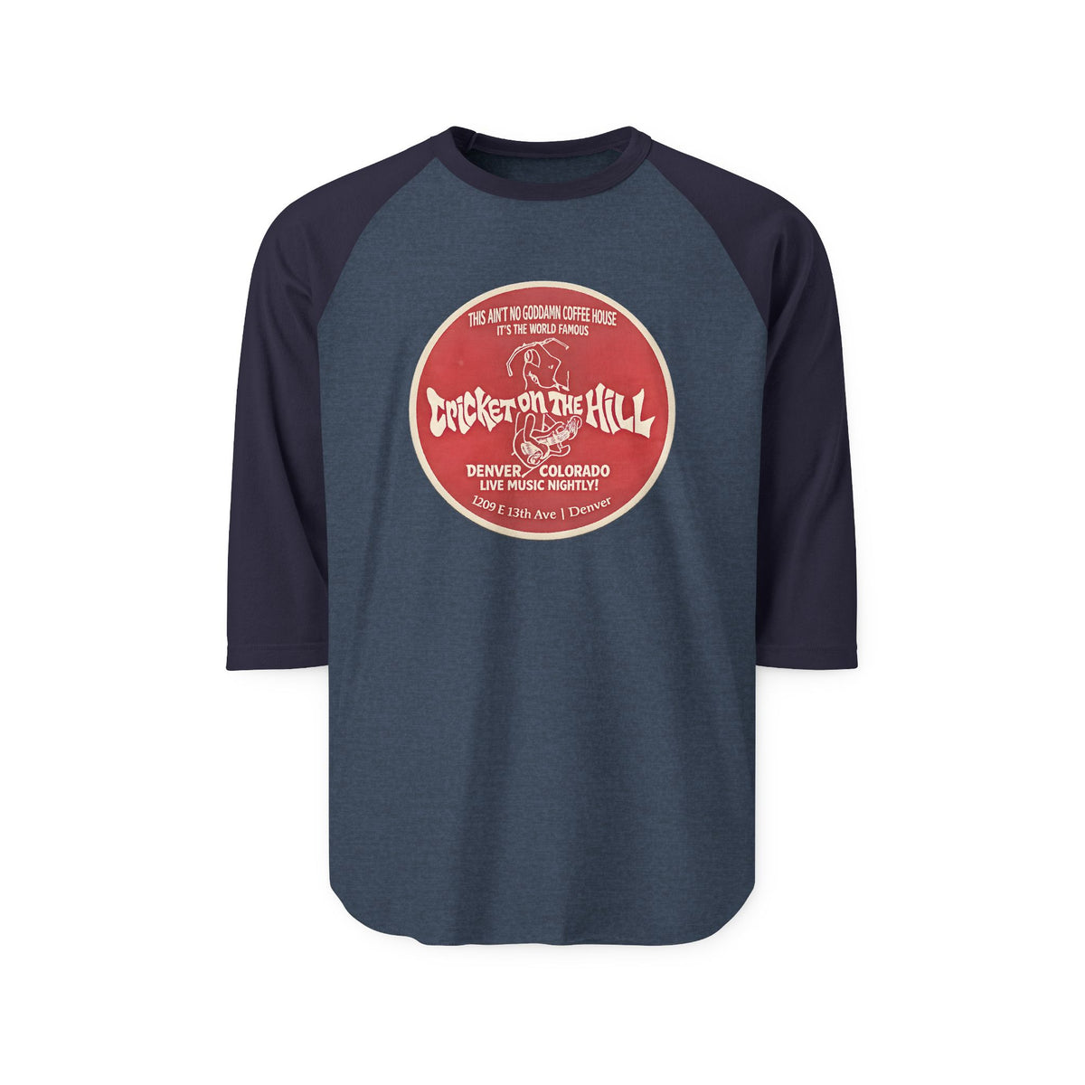 CRICKET ON THE HILL | Retro Baseball Tee