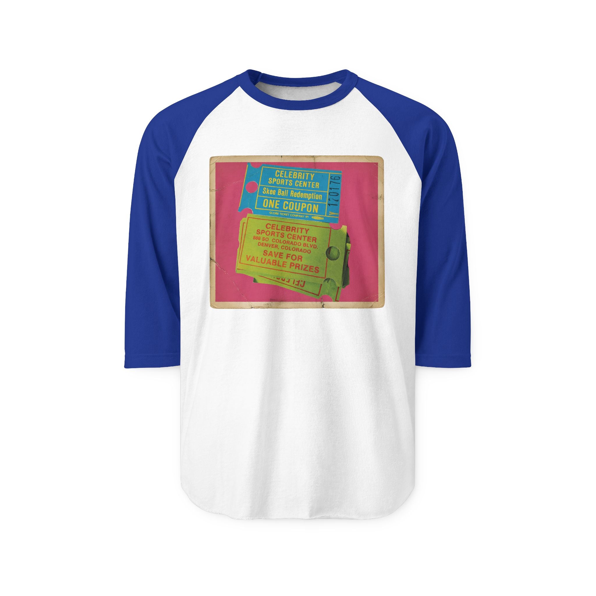 Celebrity Skee-ball tickets | Retro Baseball Tee