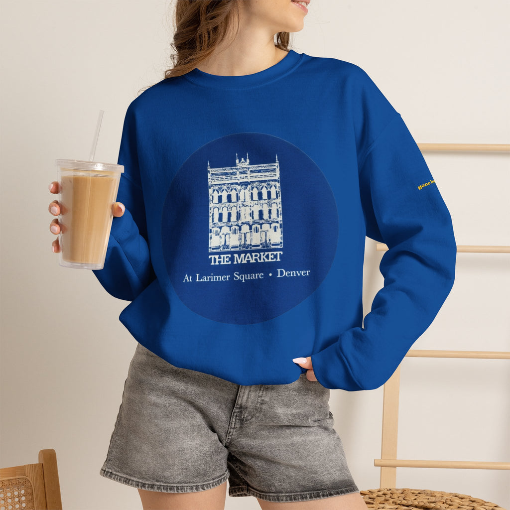 The Market - blue coaster | Native303 Sweatshirt