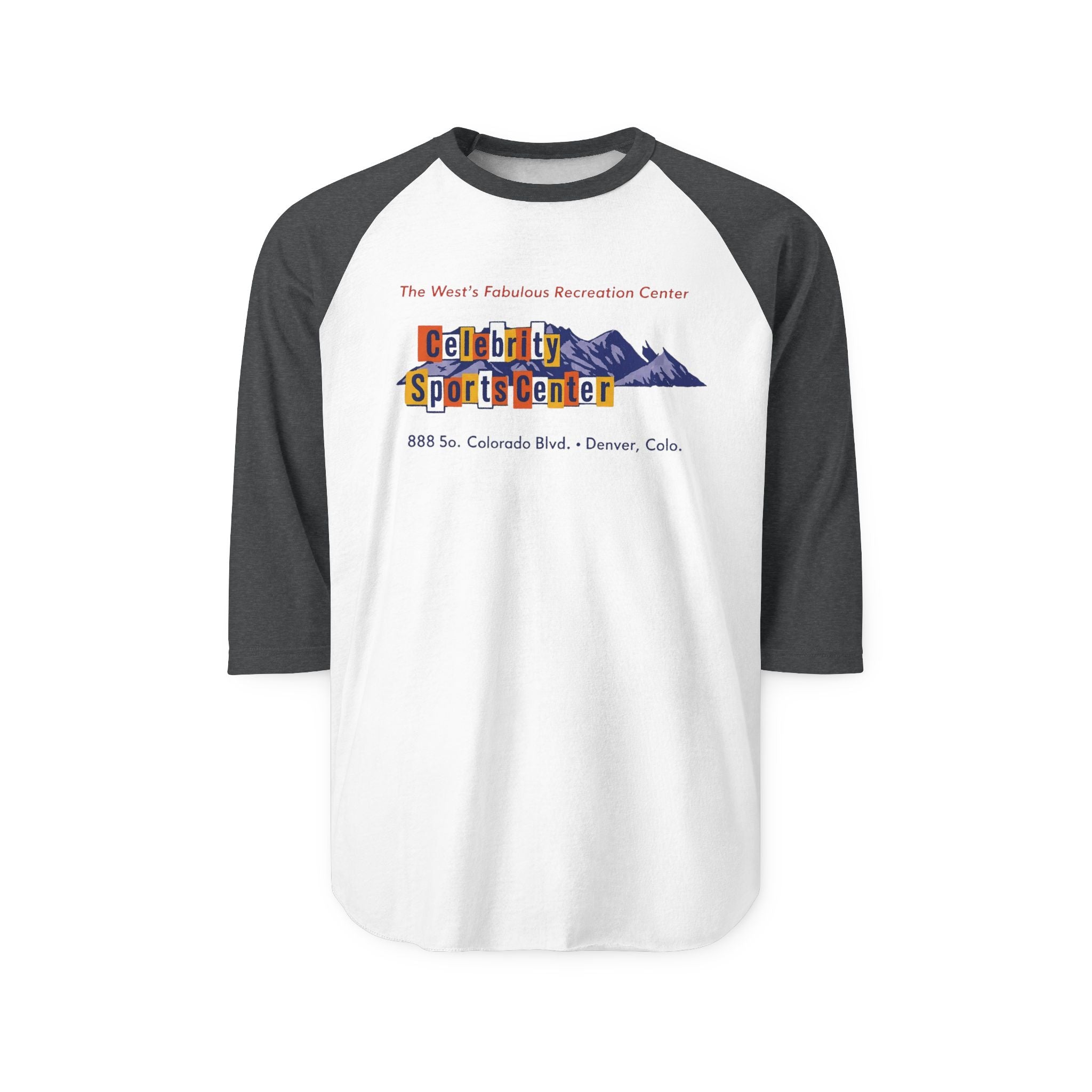 CELEBRITY SPORTS CENTER | Retro Baseball Tee
