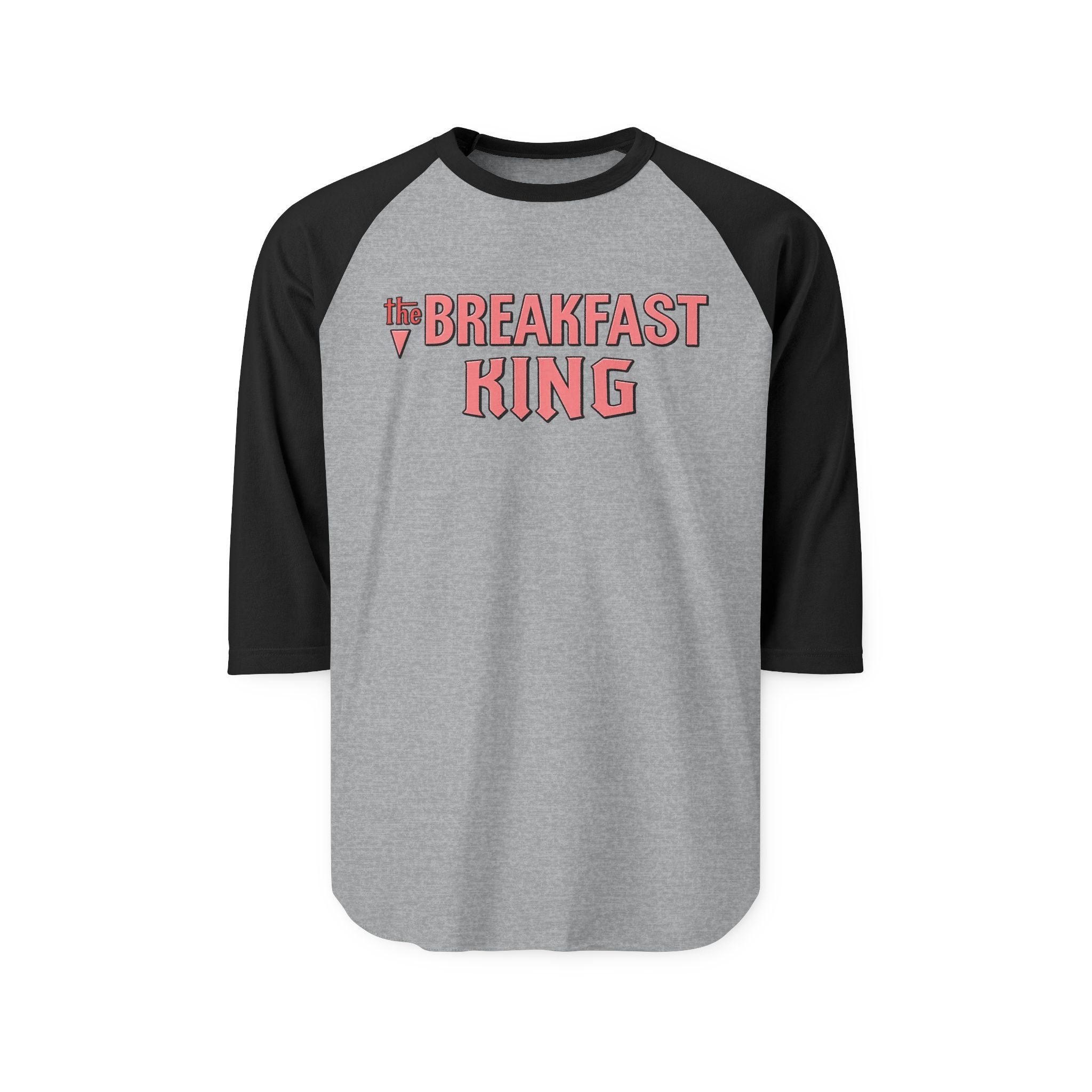 BREAKFAST KING | Retro Baseball Tee