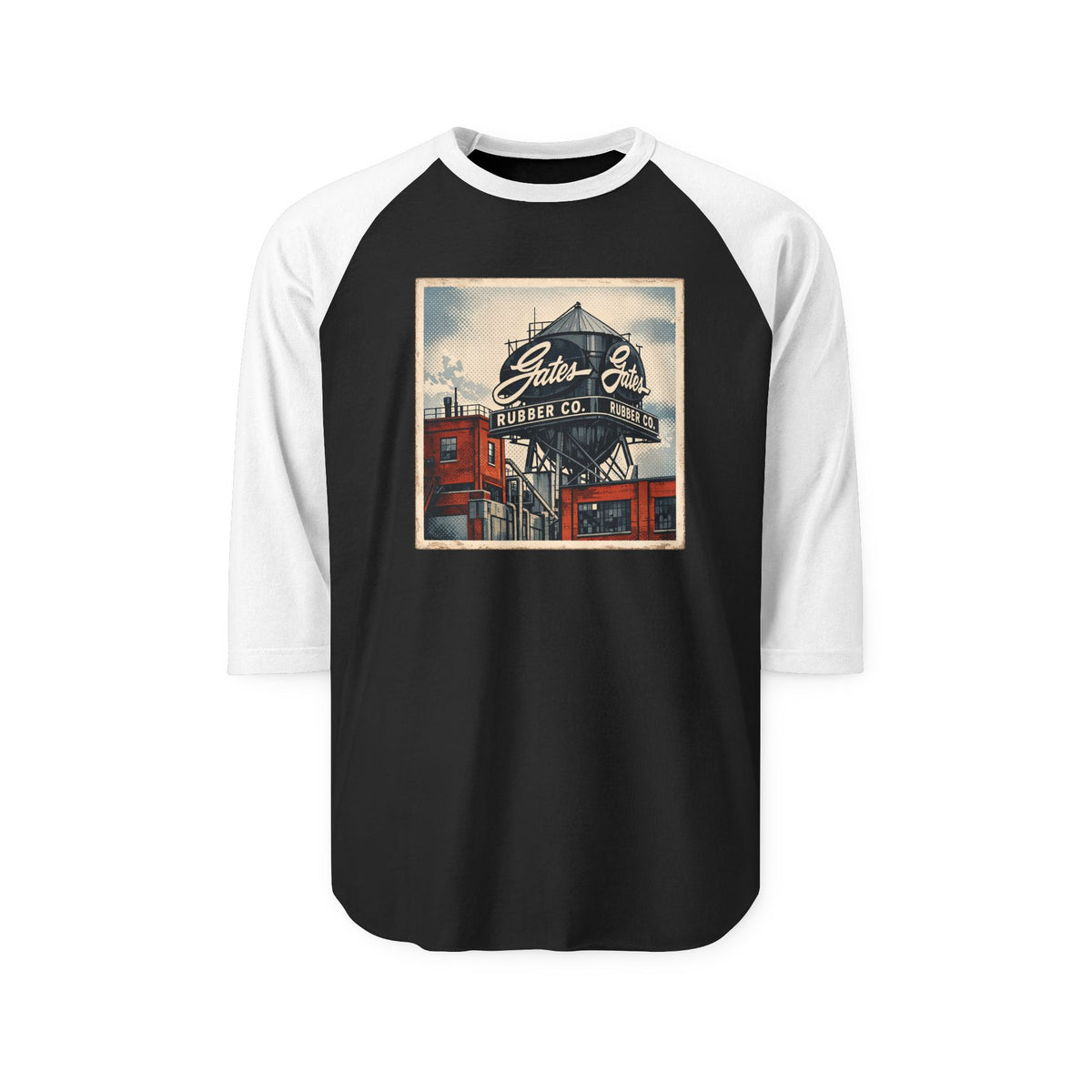 GATES RUBBER COMPANY | Retro Baseball Tee