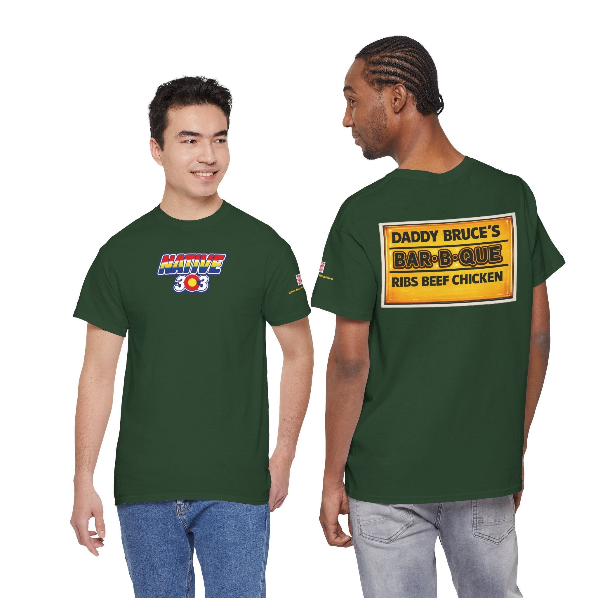DADDY BRUCE'S BAR B QUE - vintage Denver gear