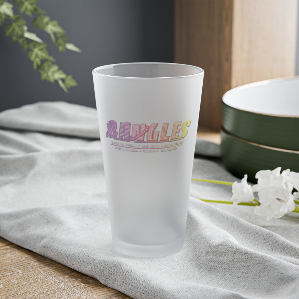 BANGLES | Frosted Pint Glass 16oz