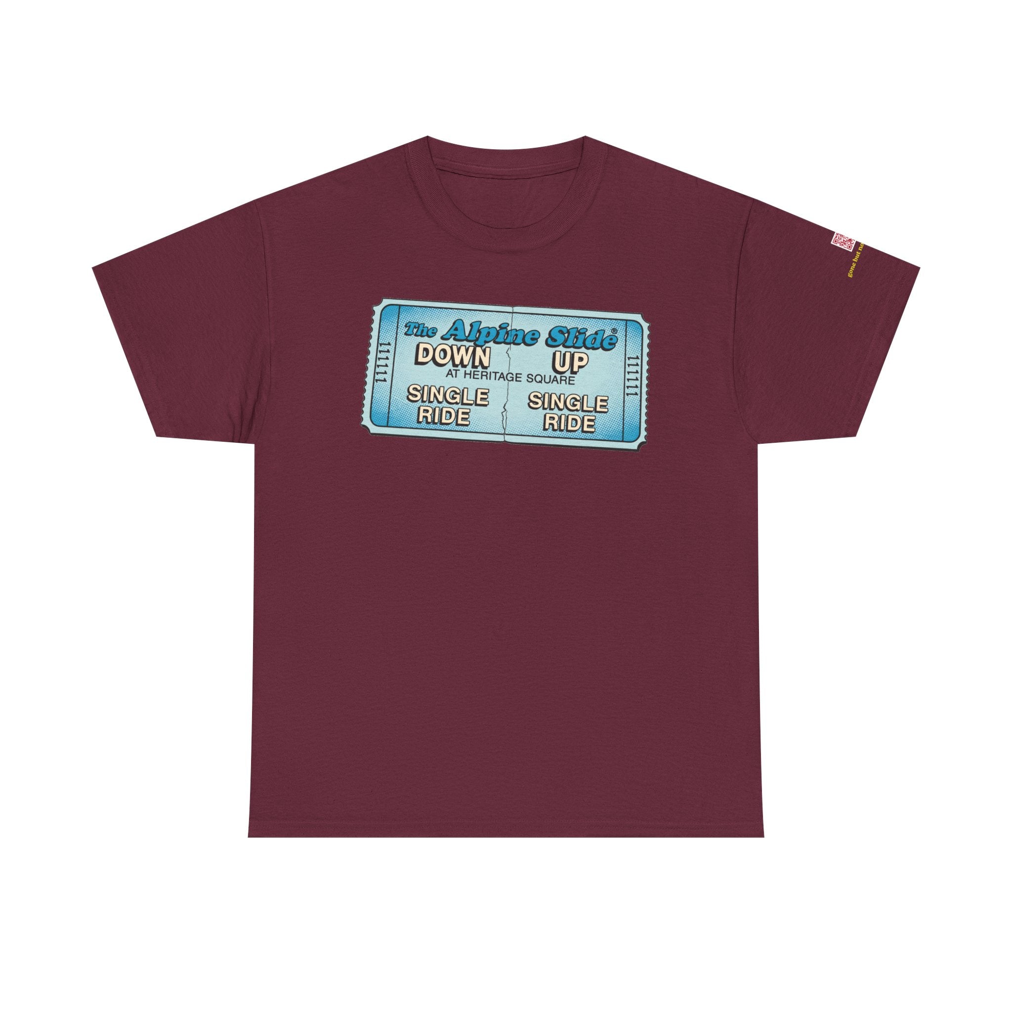 Alpine Slide comic style design- vintage Denver gear