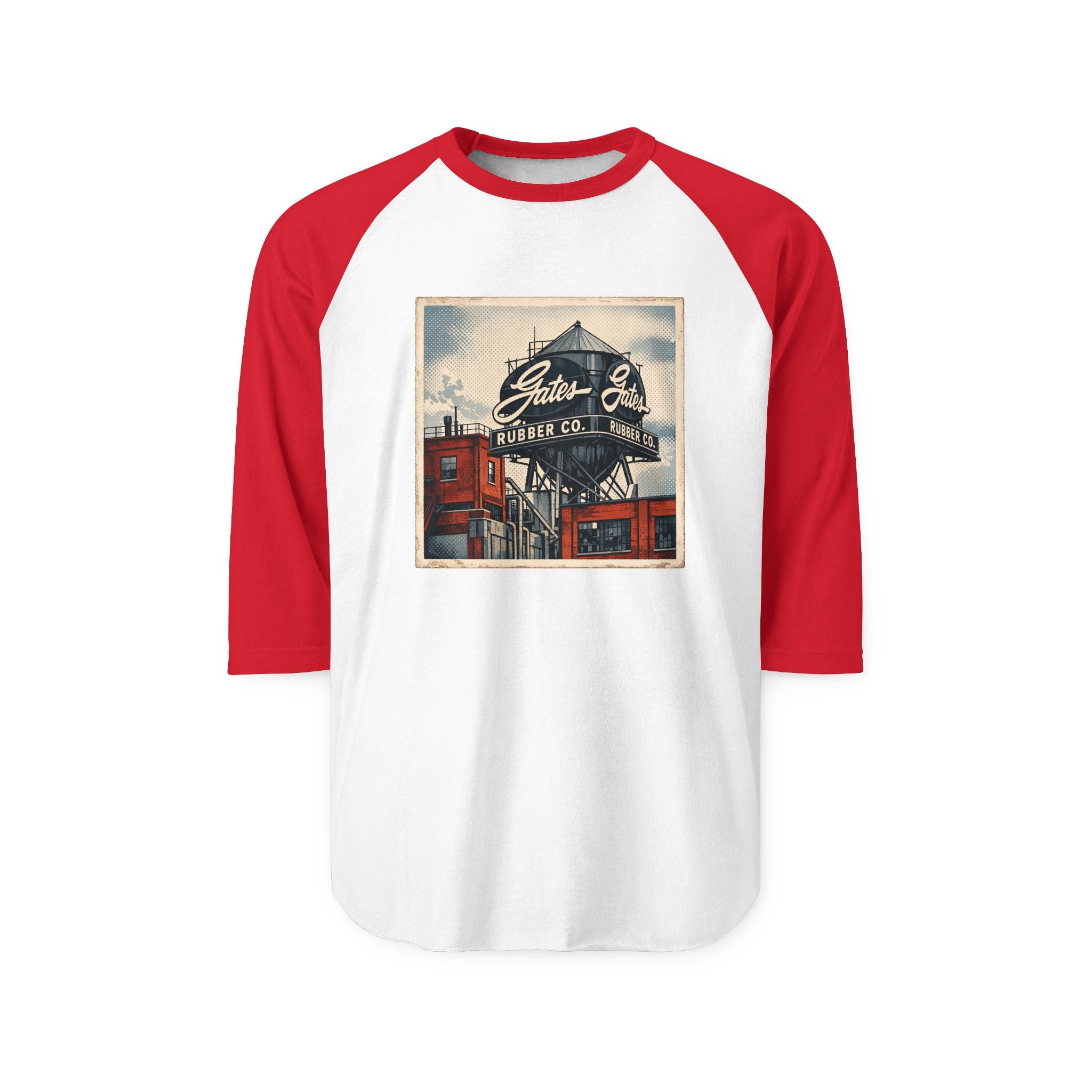 GATES RUBBER COMPANY | Retro Baseball Tee