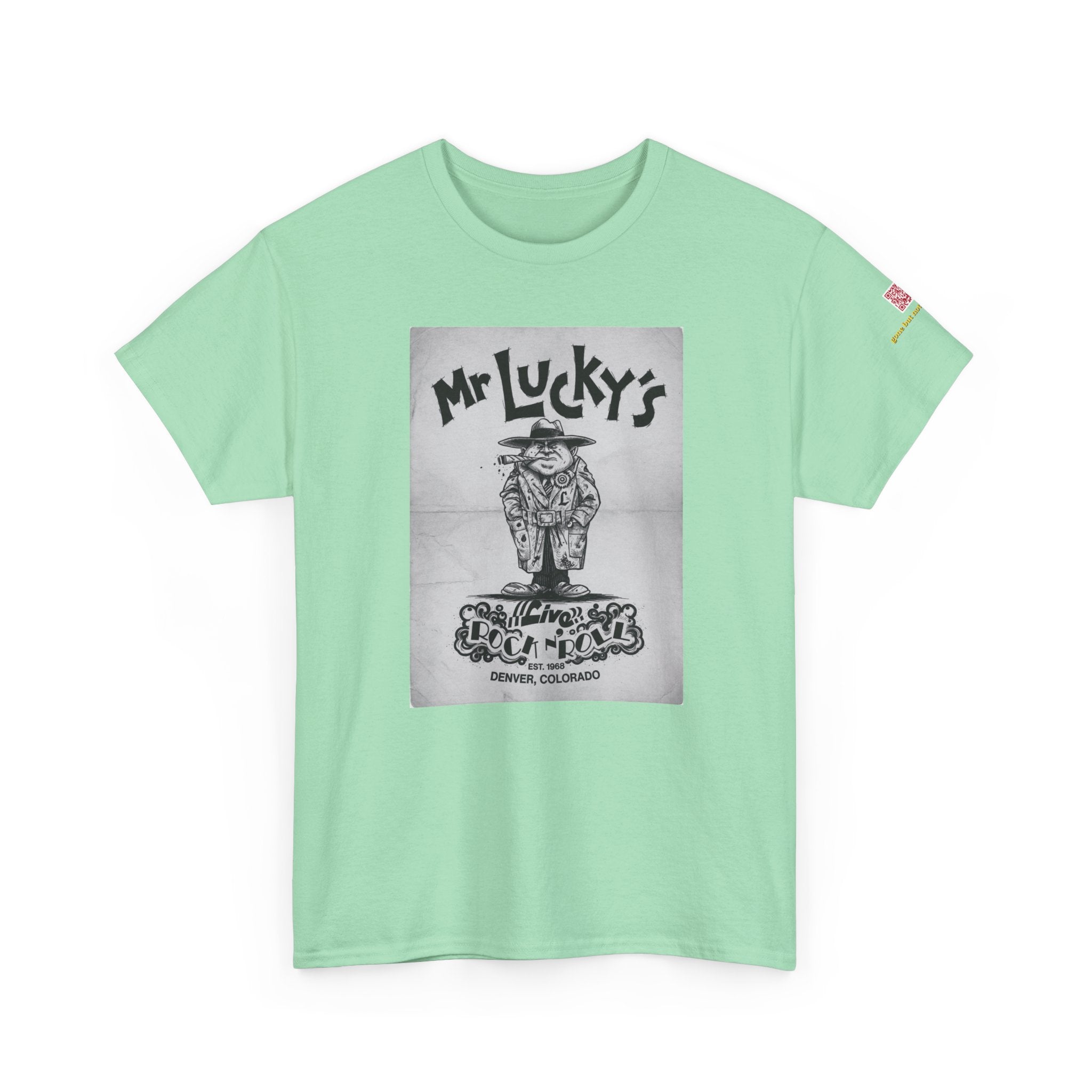 Mr Luckys B/W flyer - vintage Metro Denver gear