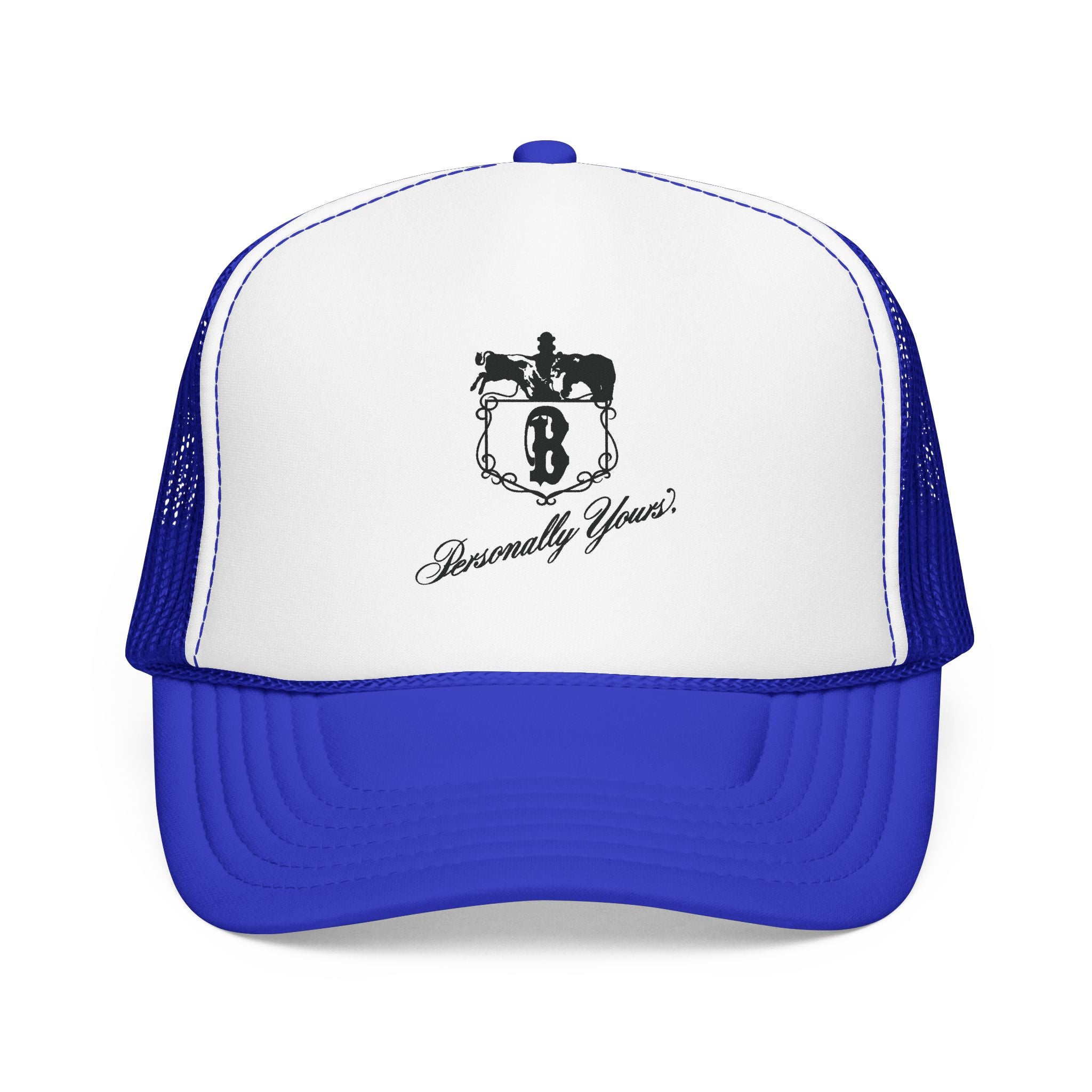 Broker Restaurant Trucker Hat — Vintage Sailboat Foam Cap
