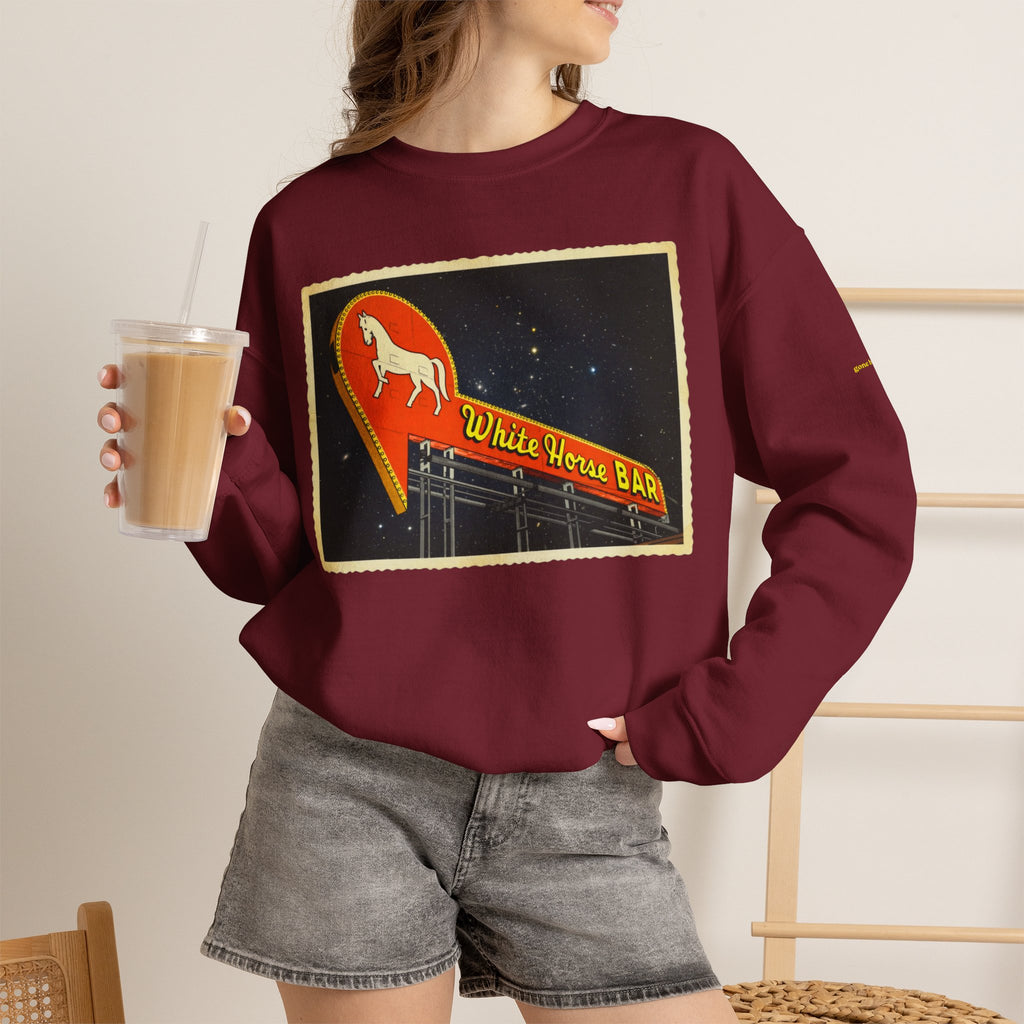 White Horse Bar sign | Native303 Sweatshirt