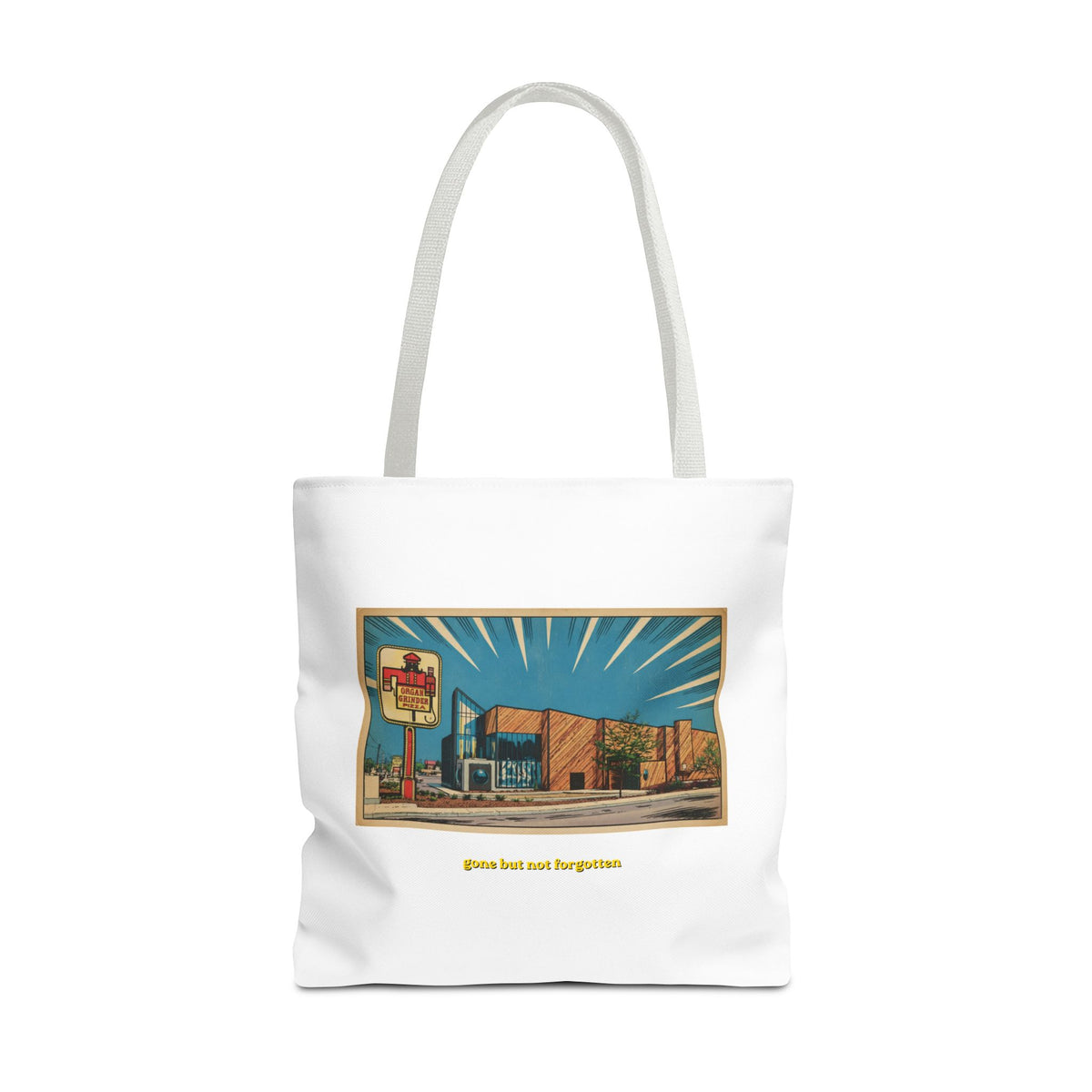 Organ Grinder (comic style) Tote