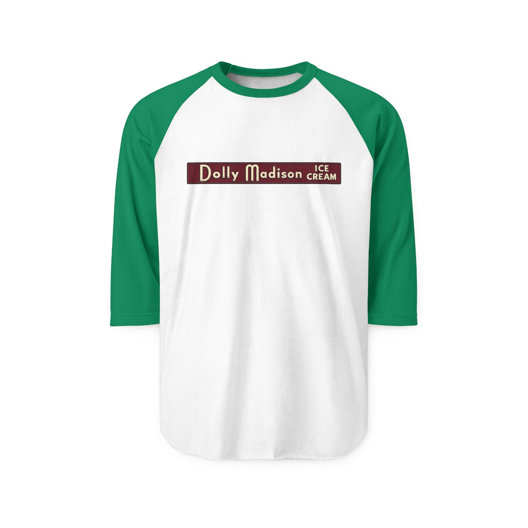DOLLY MADISON logo | Retro Baseball Tee