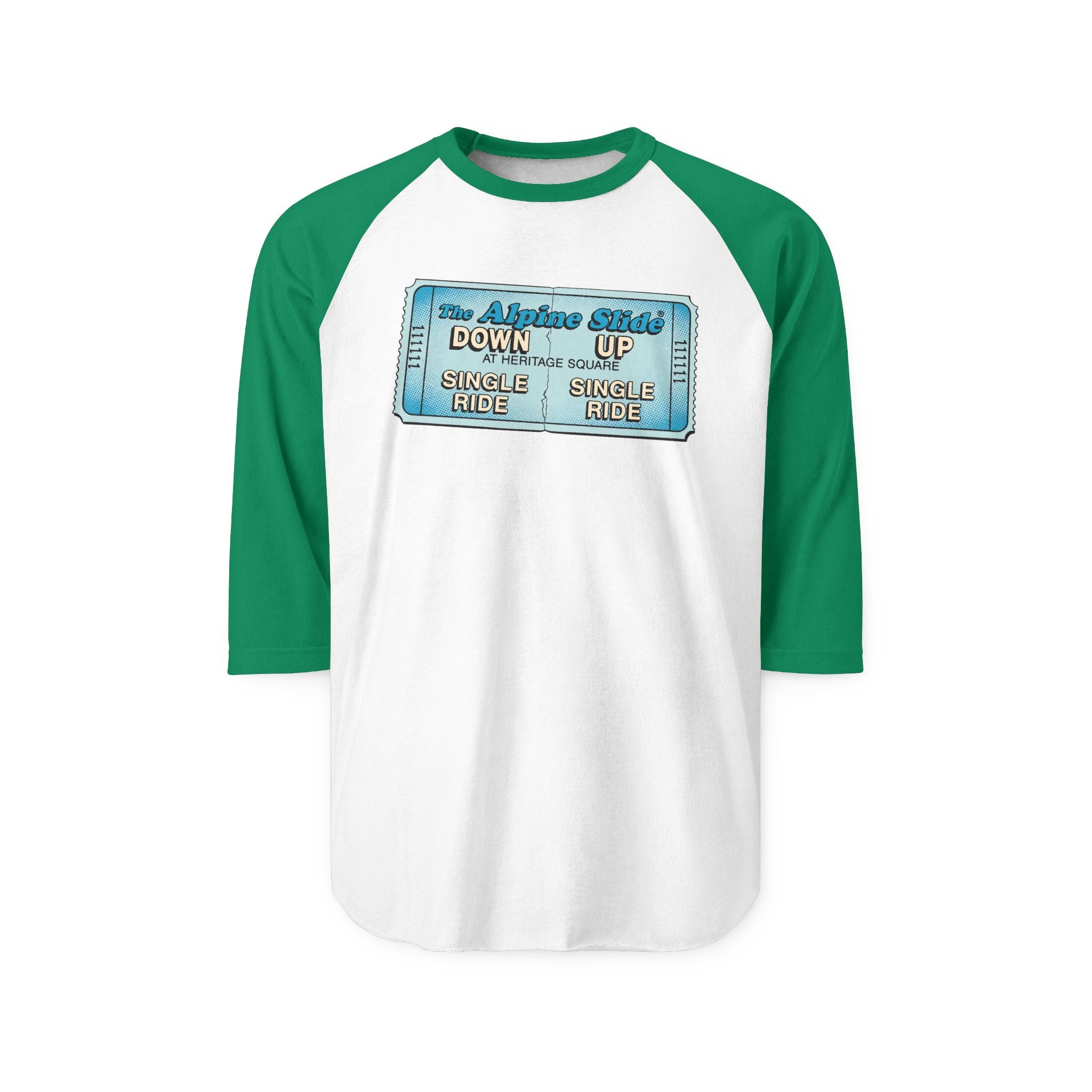 Alpine Slide at Heritage Square | Retro Baseball Tee