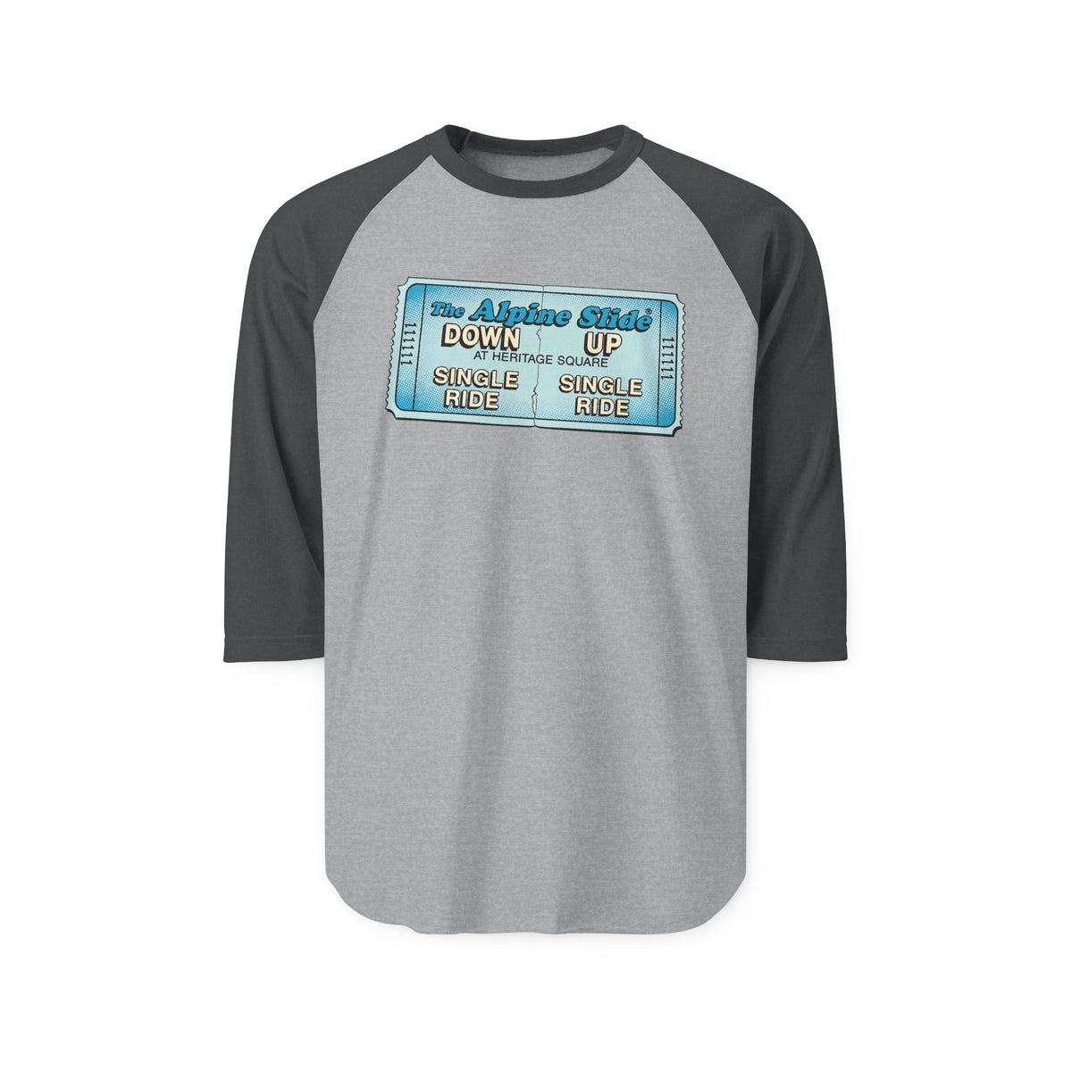Alpine Slide at Heritage Square | Retro Baseball Tee