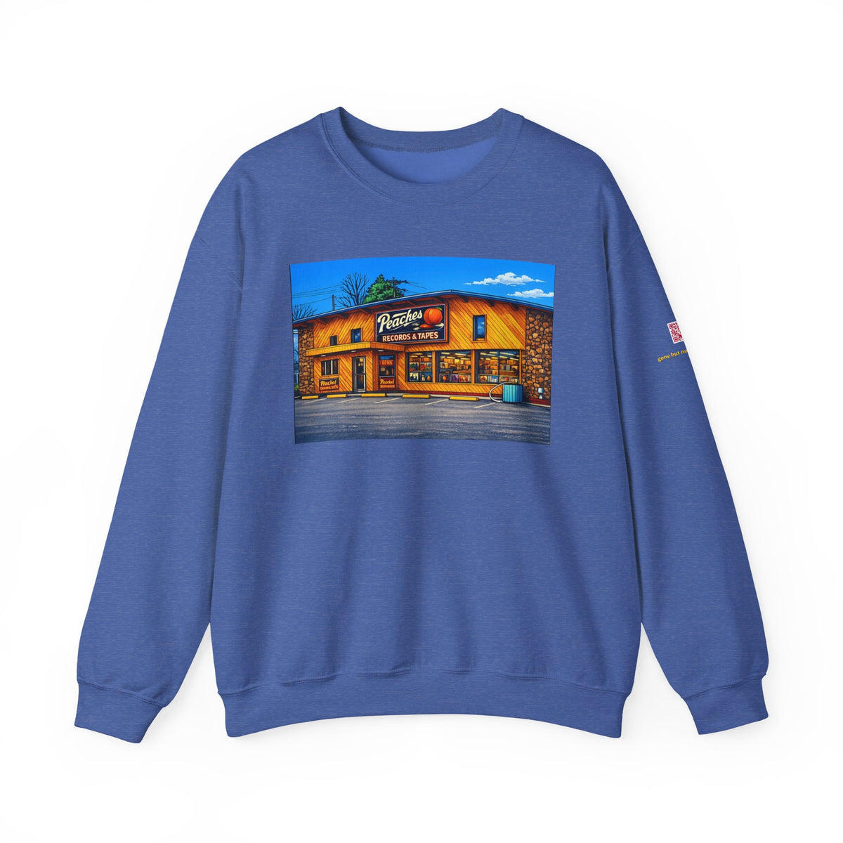 Peaches Records and Tapes (comic style)| Native303 Sweatshirt