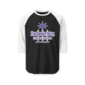 CELEBRITY SPORTS CENTER PURPLE | Retro Baseball Tee