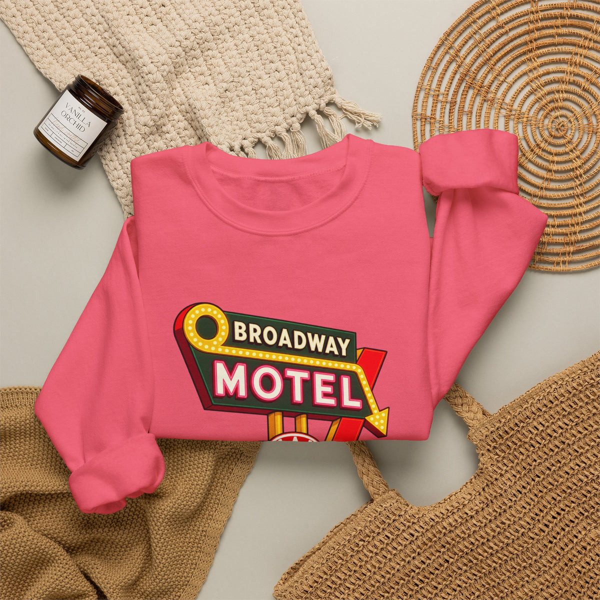 Broadway Motel sign | Native303 Sweatshirt