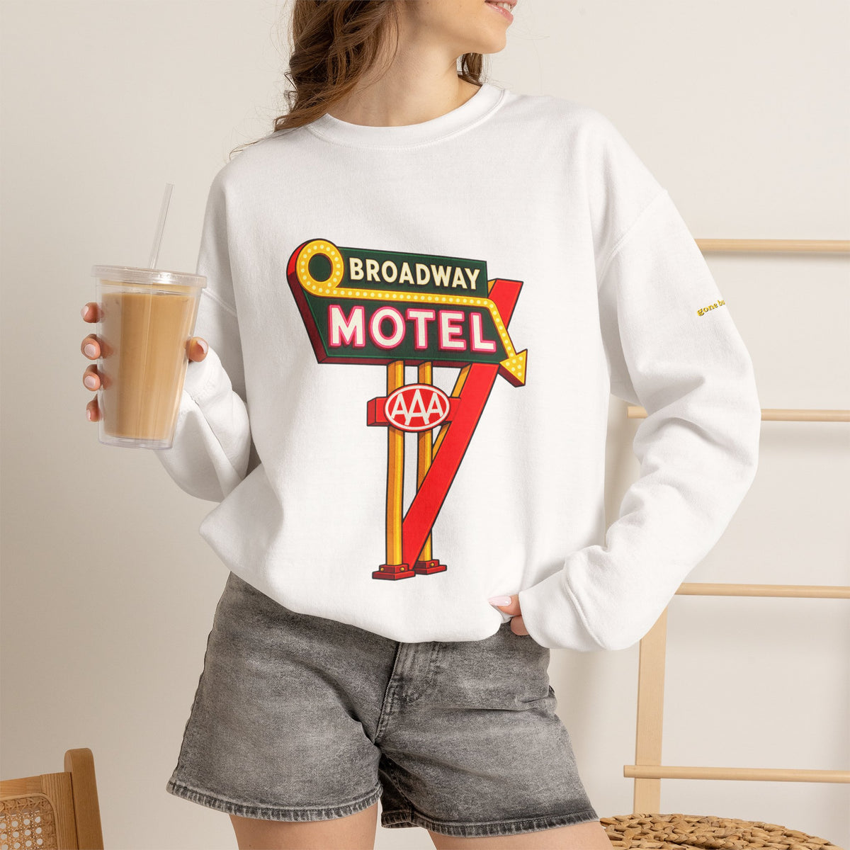 Broadway Motel sign | Native303 Sweatshirt