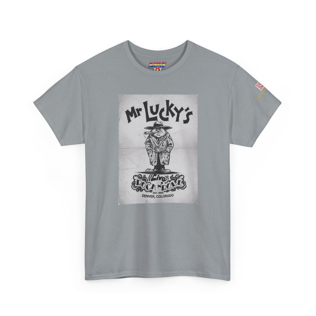 Mr Luckys B/W flyer - vintage Metro Denver gear