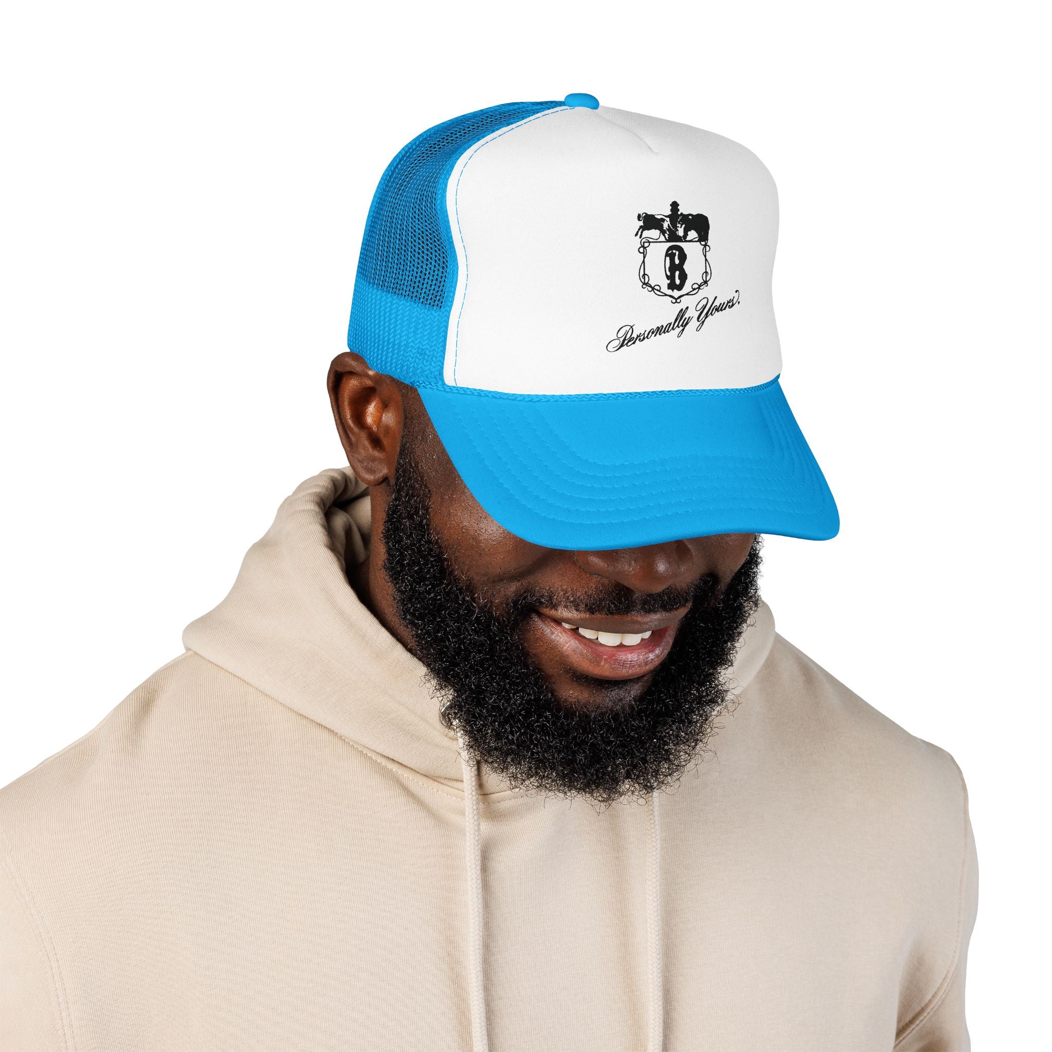 Broker Restaurant Trucker Hat — Vintage Sailboat Foam Cap