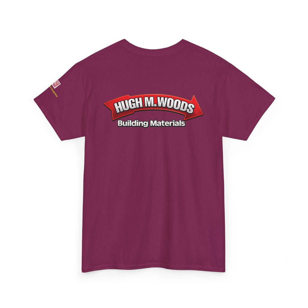 HUGH M WOODS logo - vintage Metro Denver gear